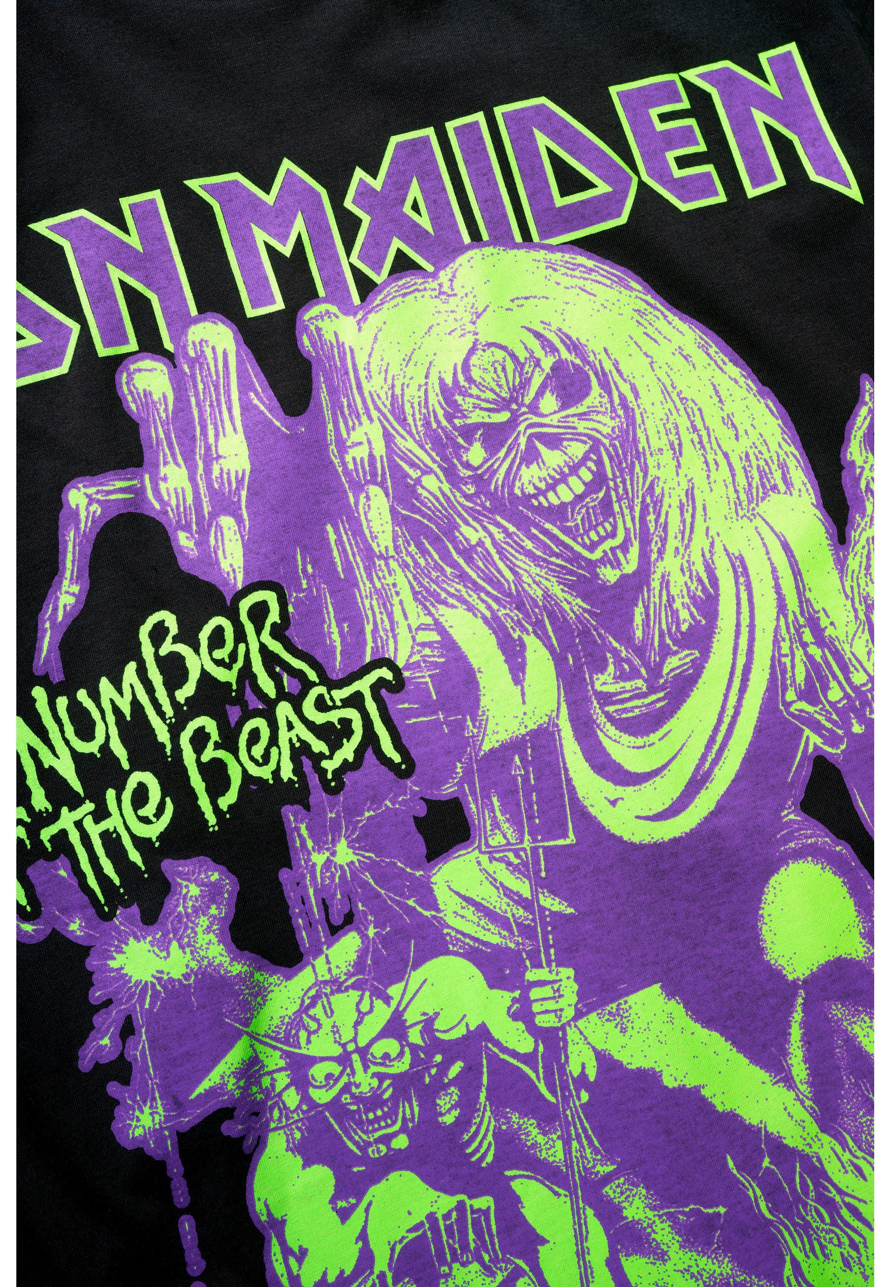 Brandit T-Shirt Brandit Herren Iron Maiden NOTB (glow in the dark pigment) (1-tlg)