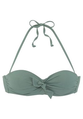 LASCANA Bügel-Bandeau-Bikini-Top Cana, mit Schleife vorne