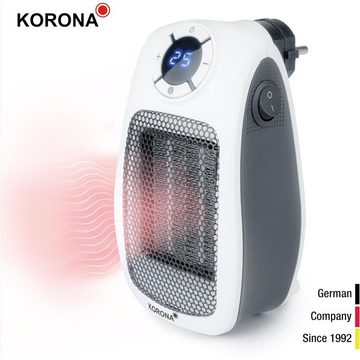 KORONA Heizgerät 60010, Steckdosenheizer mit Frostwächter Funktion, 600 Watt, weiß