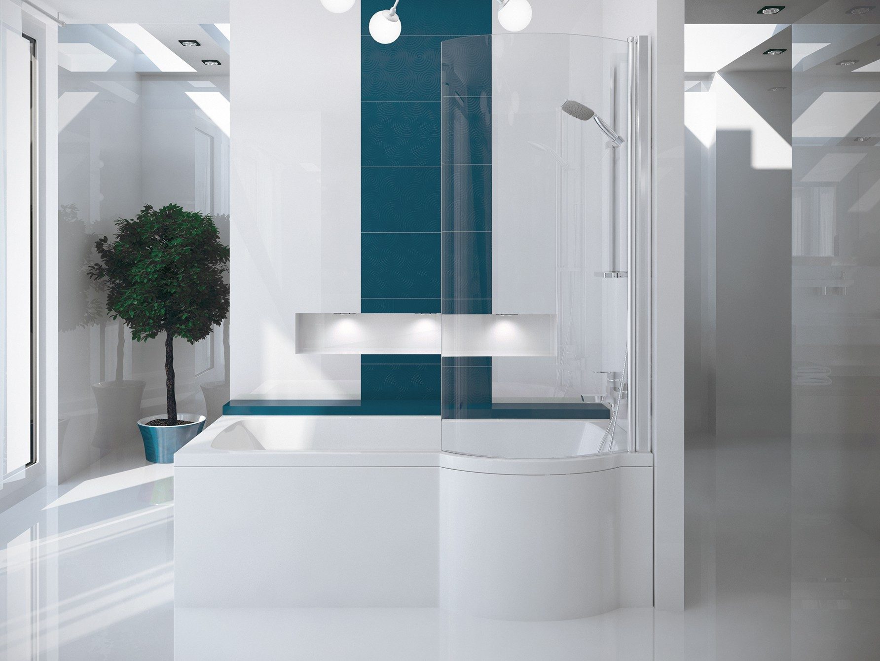 KOLMAN Badewanne Rechteck Inspiro 170x70, (Links/Rechts), Ablaufgarnitur & Füße GRATIS