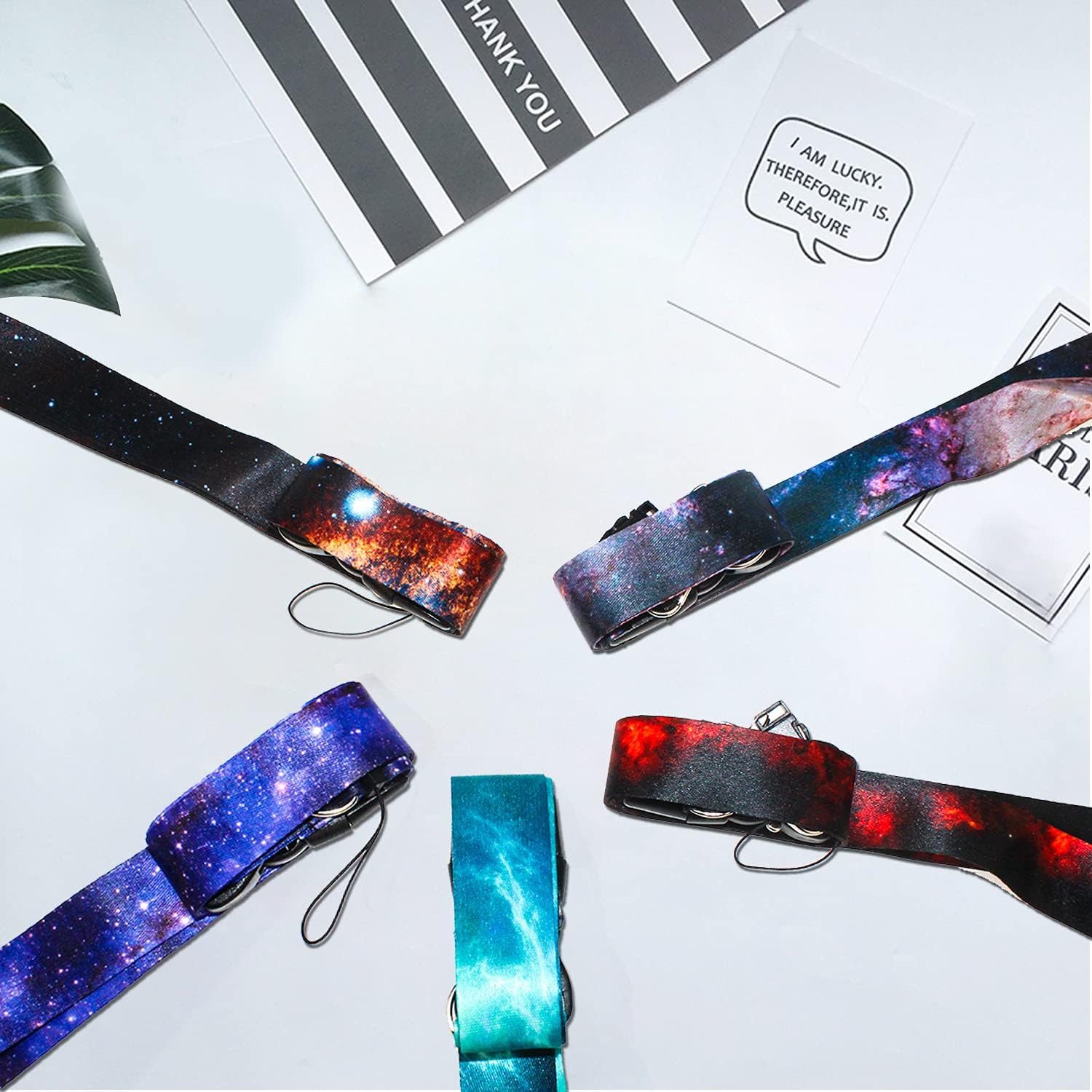 FELIXLEO Schlüsselanhänger 5 Schlüsselband Lanyard Mit Schlüsselring Für Ausweis Handy (1-tlg) – Bild 5 von 5