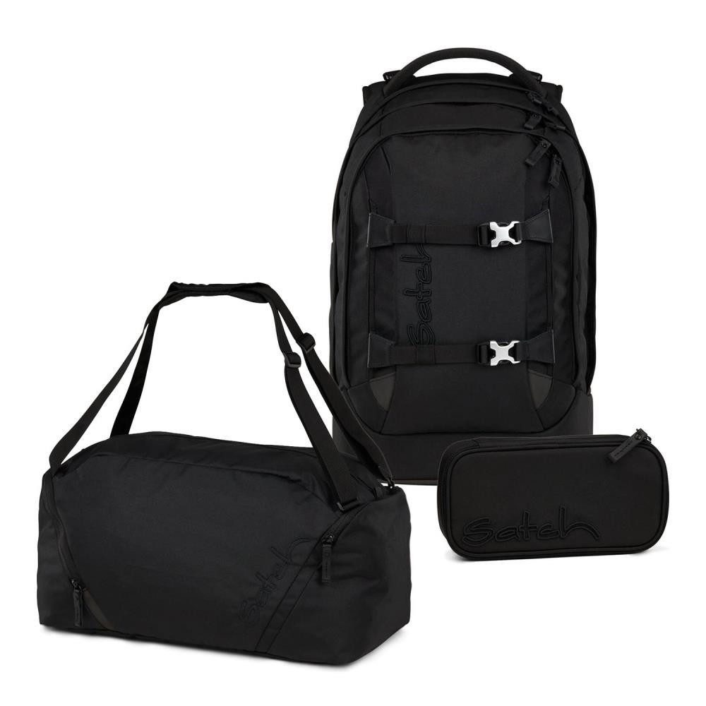 Satch Schulrucksack Pack (3tlg, inkl. Schlamperbox und Sporttasche)