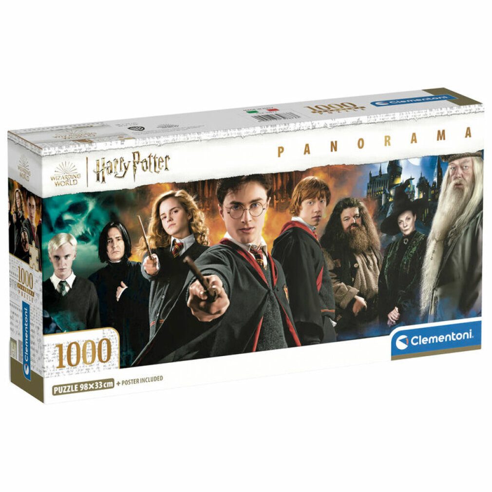 Clementoni® Puzzle Harry Potter Panorama-Puzzle 1000Stück, Puzzleteile