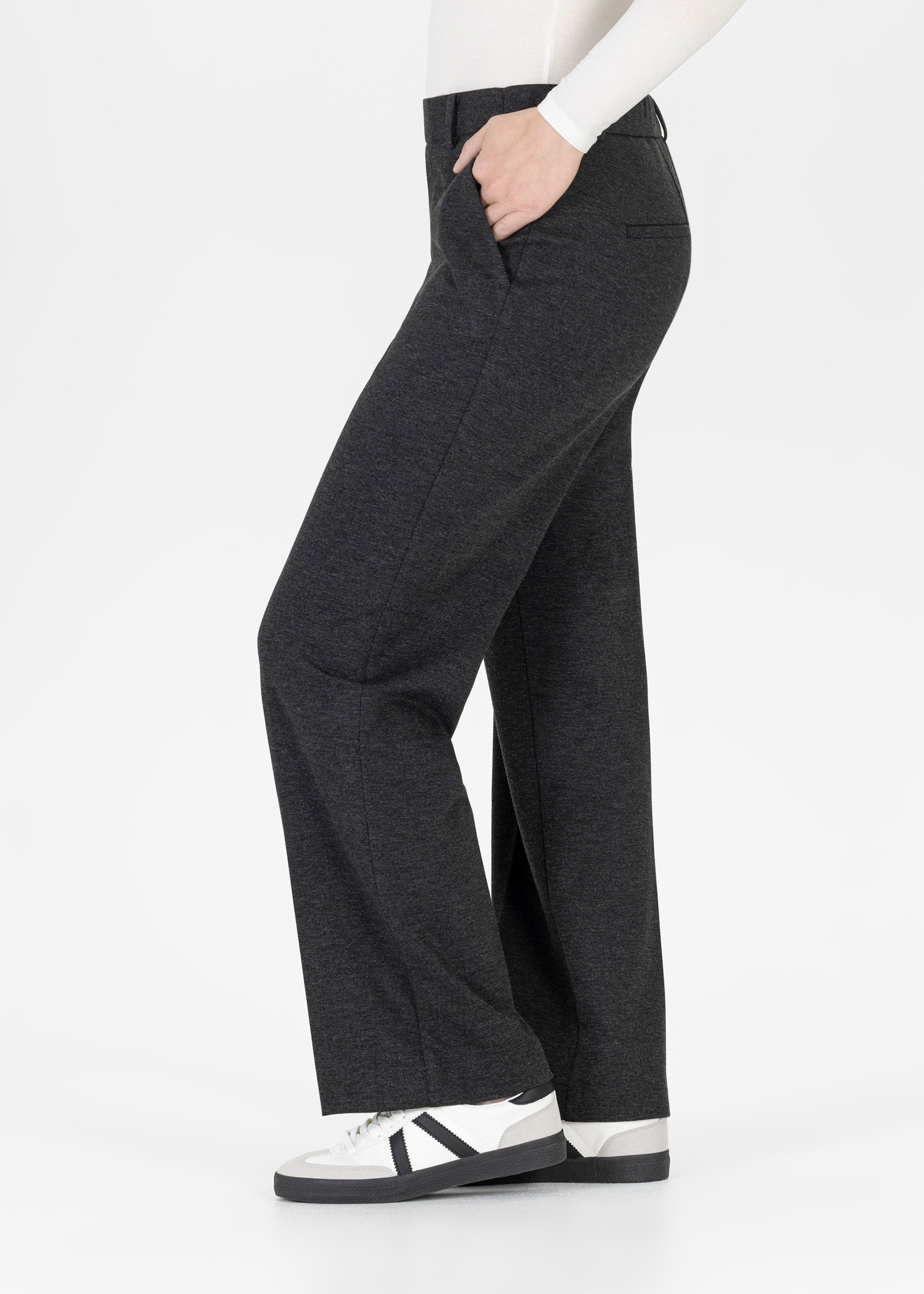 Stehmann Jerseyhose Fenja2-780 im Straight Fit, mit Bügelfalte