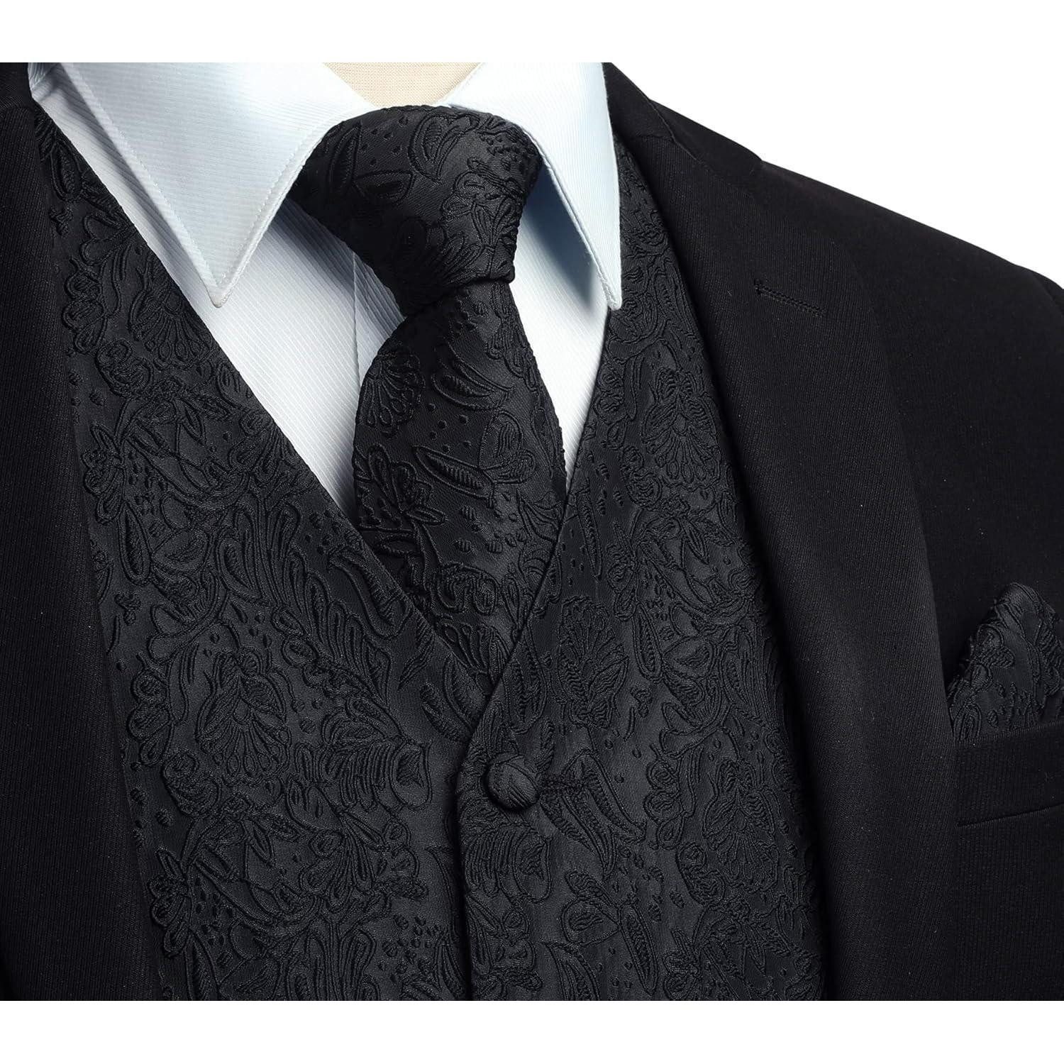 LuxusKollektion Krawatte Anzugweste Herren Hochzeit Krawatte Paisley Jacqua günstig online kaufen