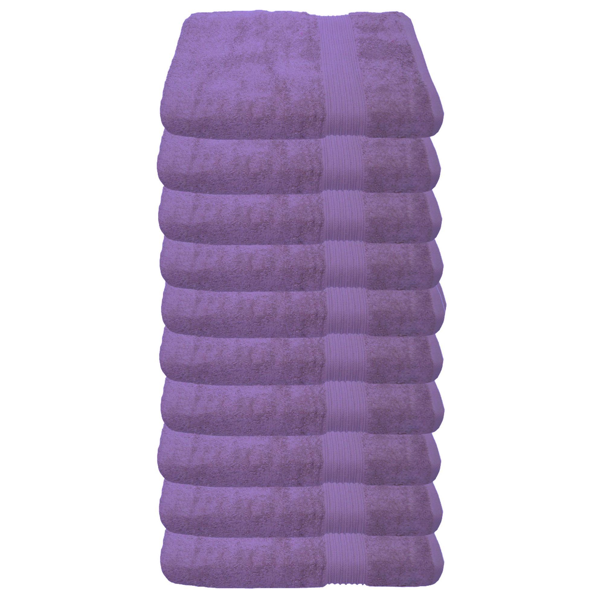 Julie Julsen Gästehandtücher 10-Gästehandtücher-Lavendel-Gästetuch 30 x günstig online kaufen