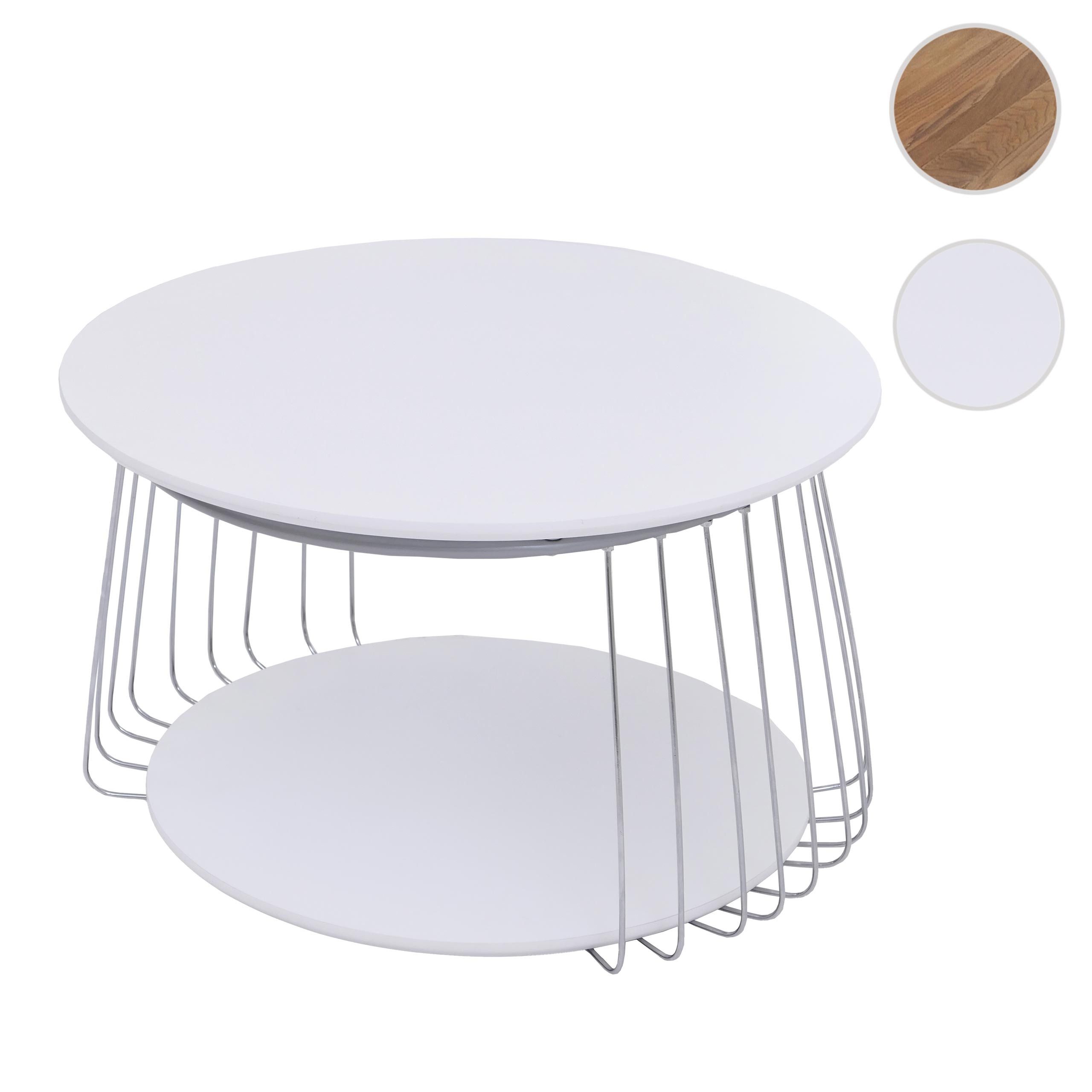 MCW Couchtisch MCW-P60-G, Inklusive Fußbodenschoner
