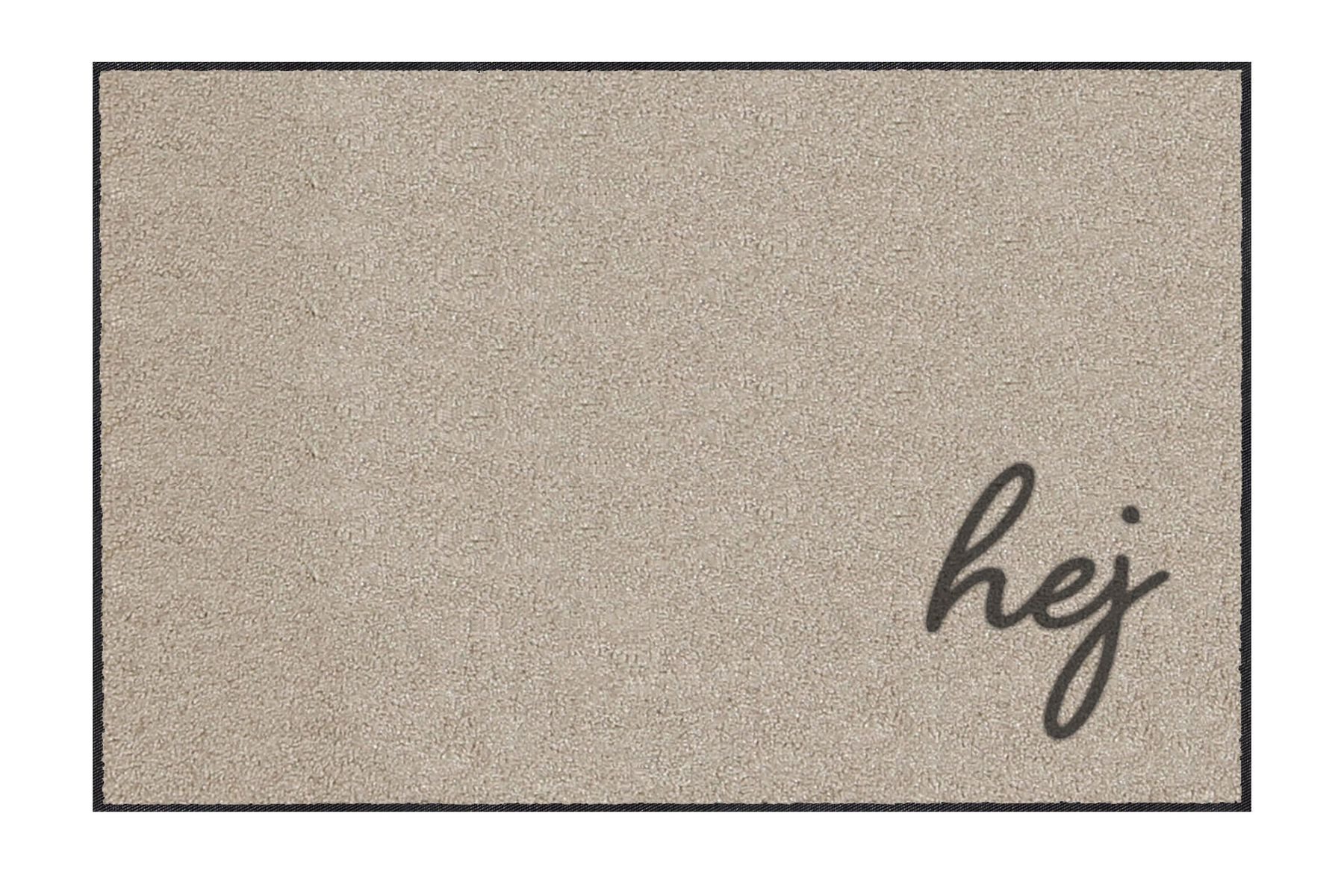 MOCAVI Fußmatte Fußmatte 45x70 Mat Hej beige, Eingangsmatte normal, Höhe: 450 mm