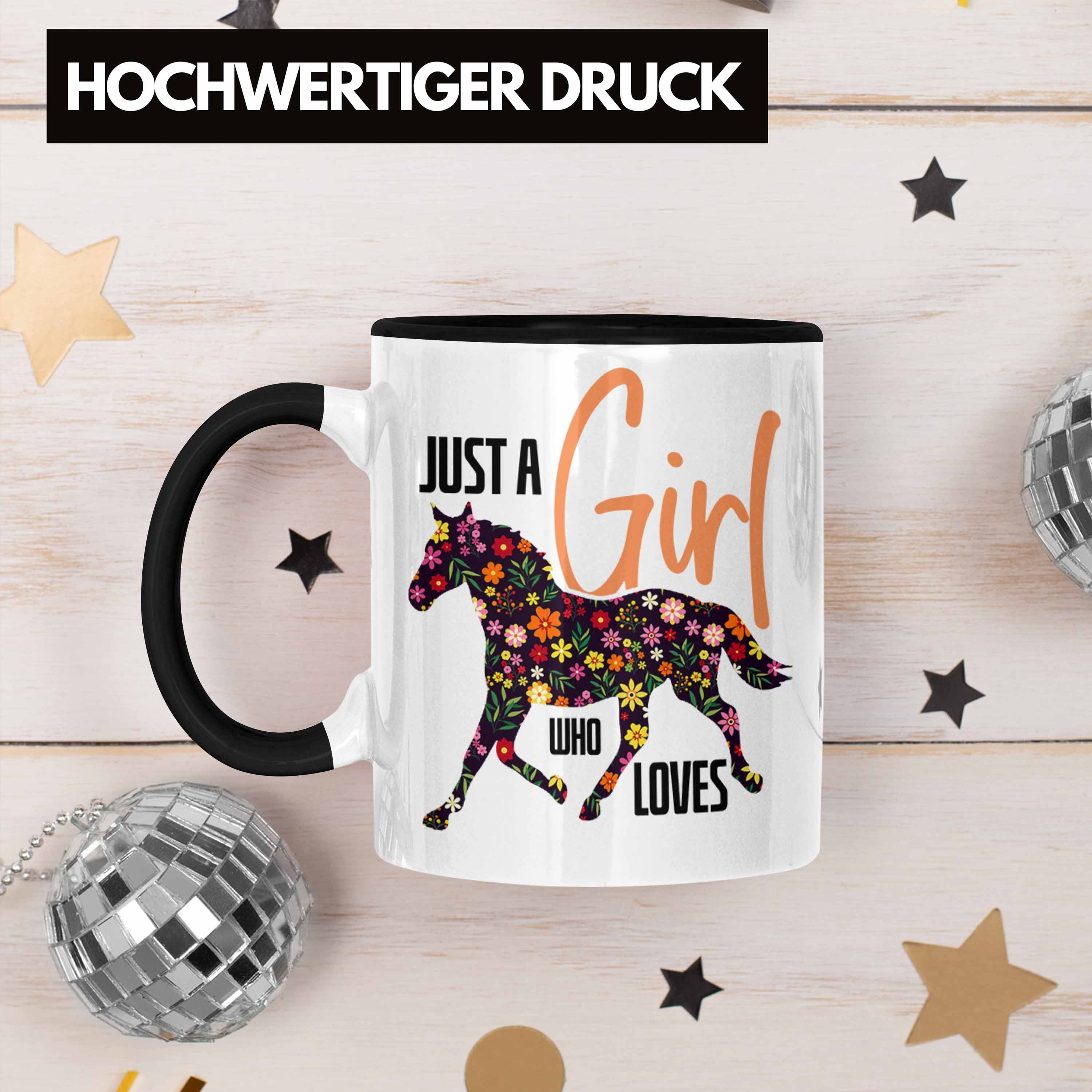 Geschenk Liebt" "Nur für Das Pferde Schwarz Trendation Tasse Pferdeli Pferde Ein Mädchen Tasse