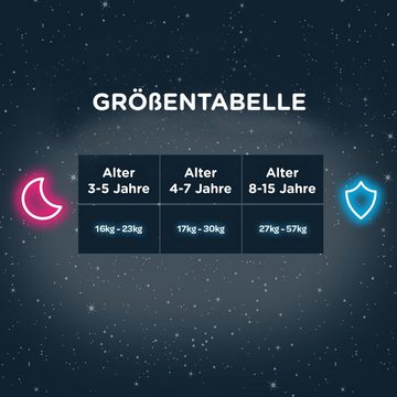 HUGGIES Windeln DryNites Nacht-Windeln Mädchen 8-15 J. (27-57 kg), 52 Stk, Inkontinenz (Vorratspack, 52 Windeln), Windelhose