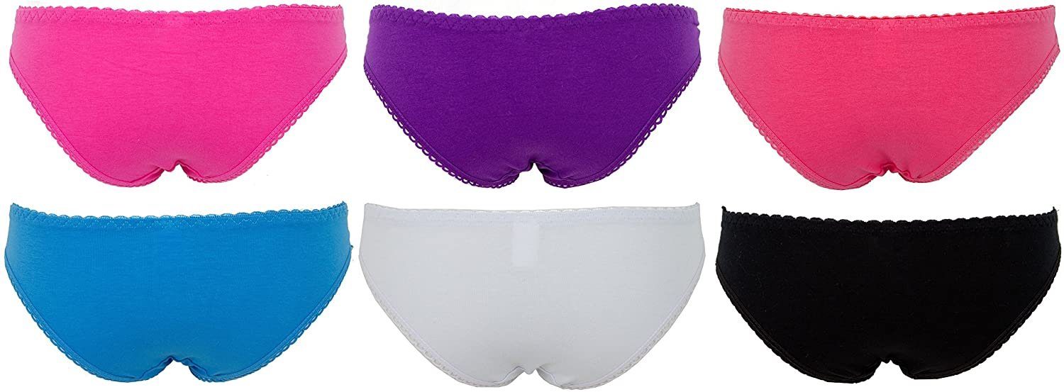 mit mit Hotpants Spitze (6er Damen 86486 Teen Hipster Pantys AvaMia Knickers Pack Spitze 6er Pantys Hotpants Panty Set) French Uni Knickers 86486 6er Pack Damen Teen French Uni Hipster