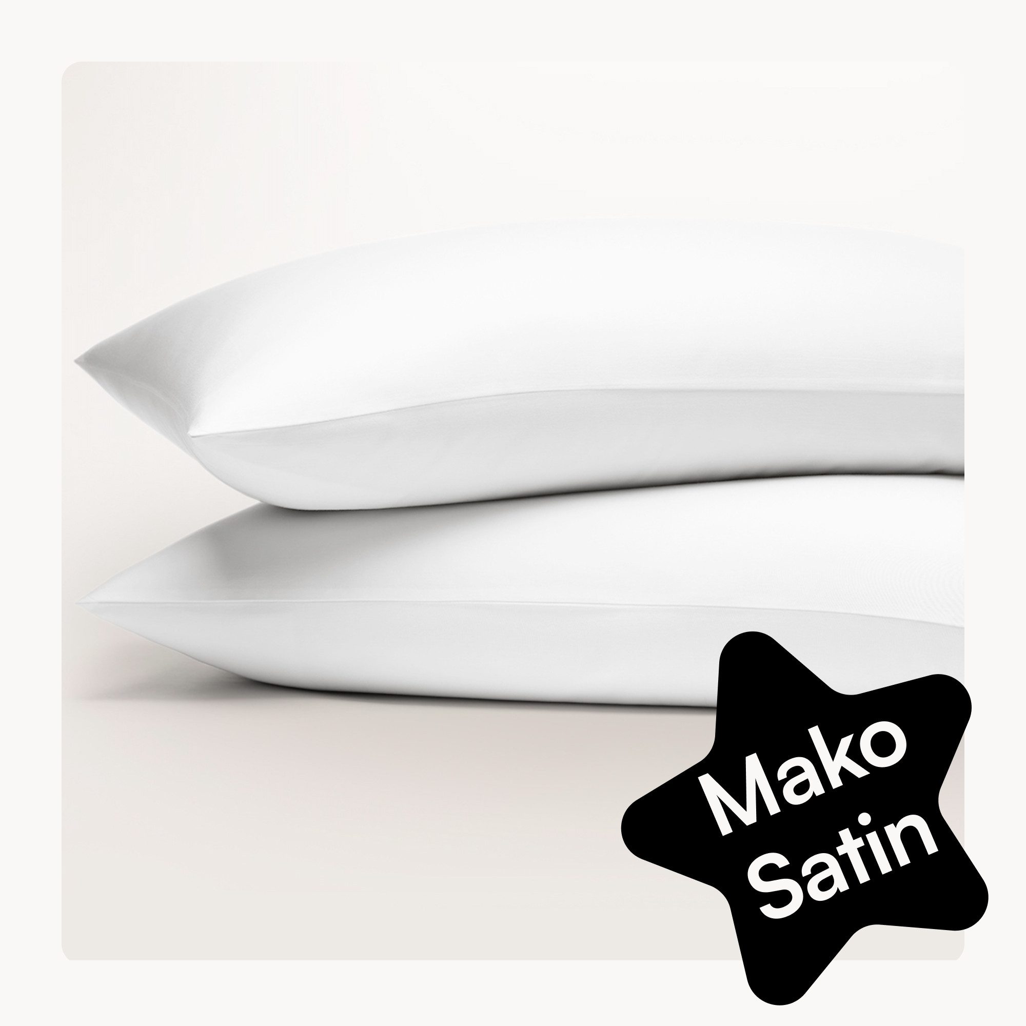 Seralino Kissenbezüge Mako Satin Kissenbezug (100% Bio Baumwolle) weich, ha günstig online kaufen