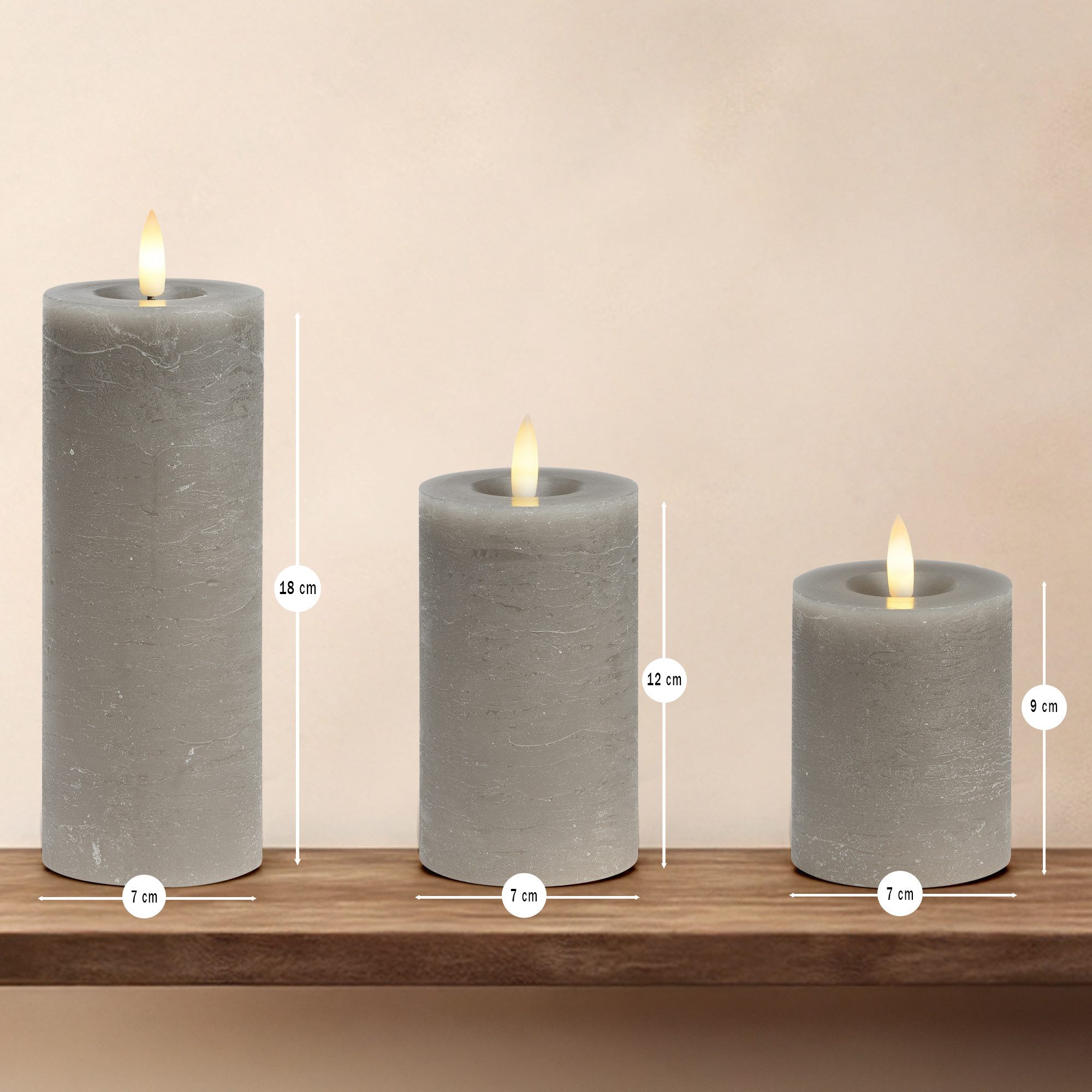 matches21 HOME & HOBBY Tafelkerze LED günstig online kaufen