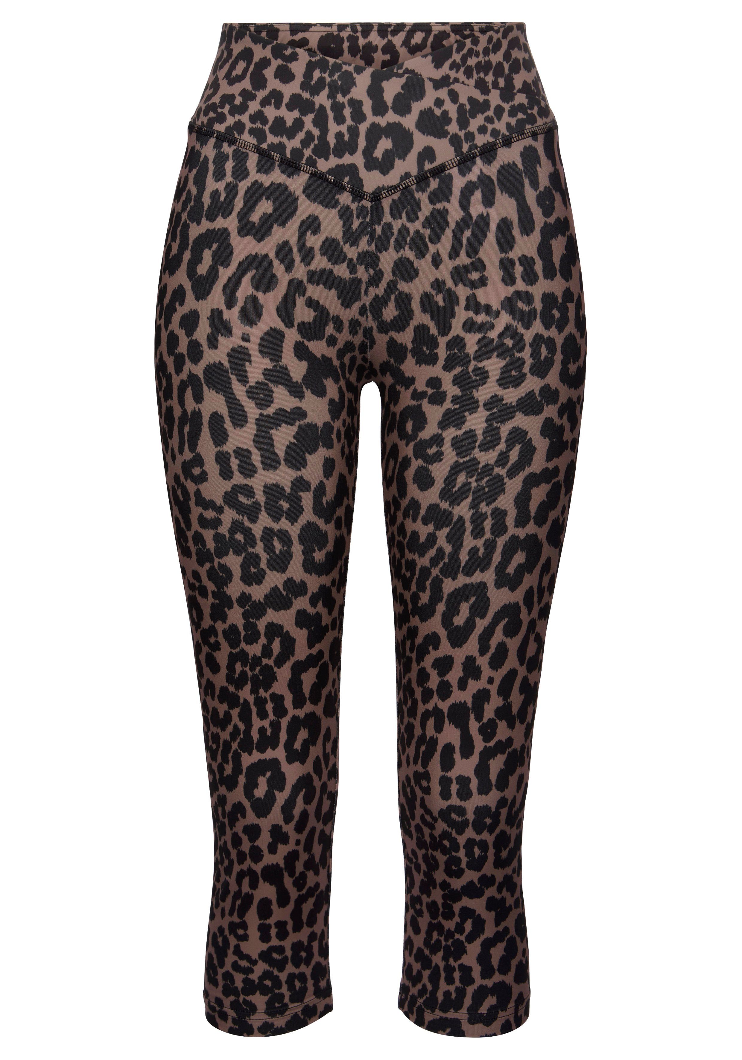 allover LASCANA mit Caprileggings ACTIVE Druck nougat