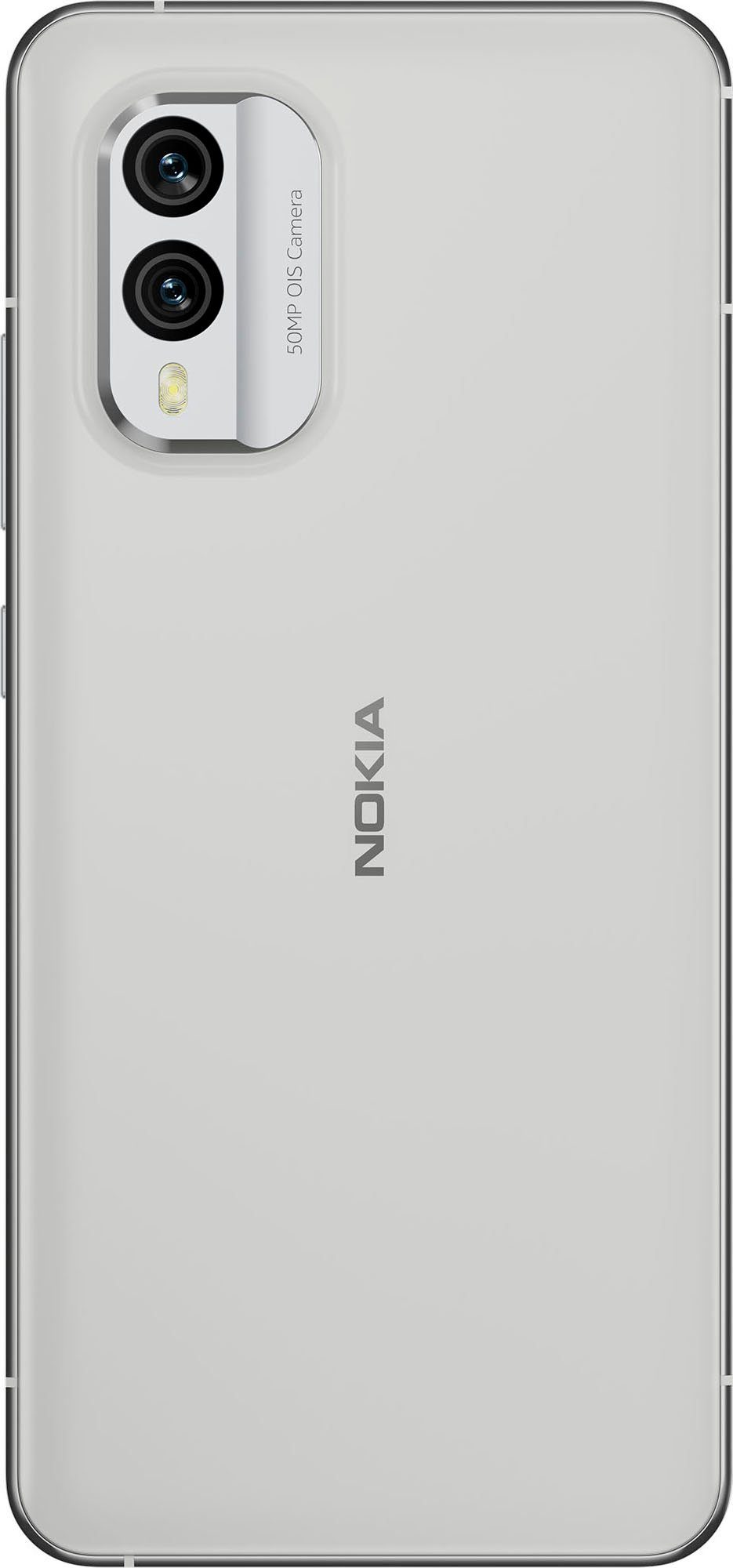 Nokia X30 5G Speicherplatz, Zoll, White (16,33 256 GB MP cm/6,43 Ice Smartphone Kamera) 50
