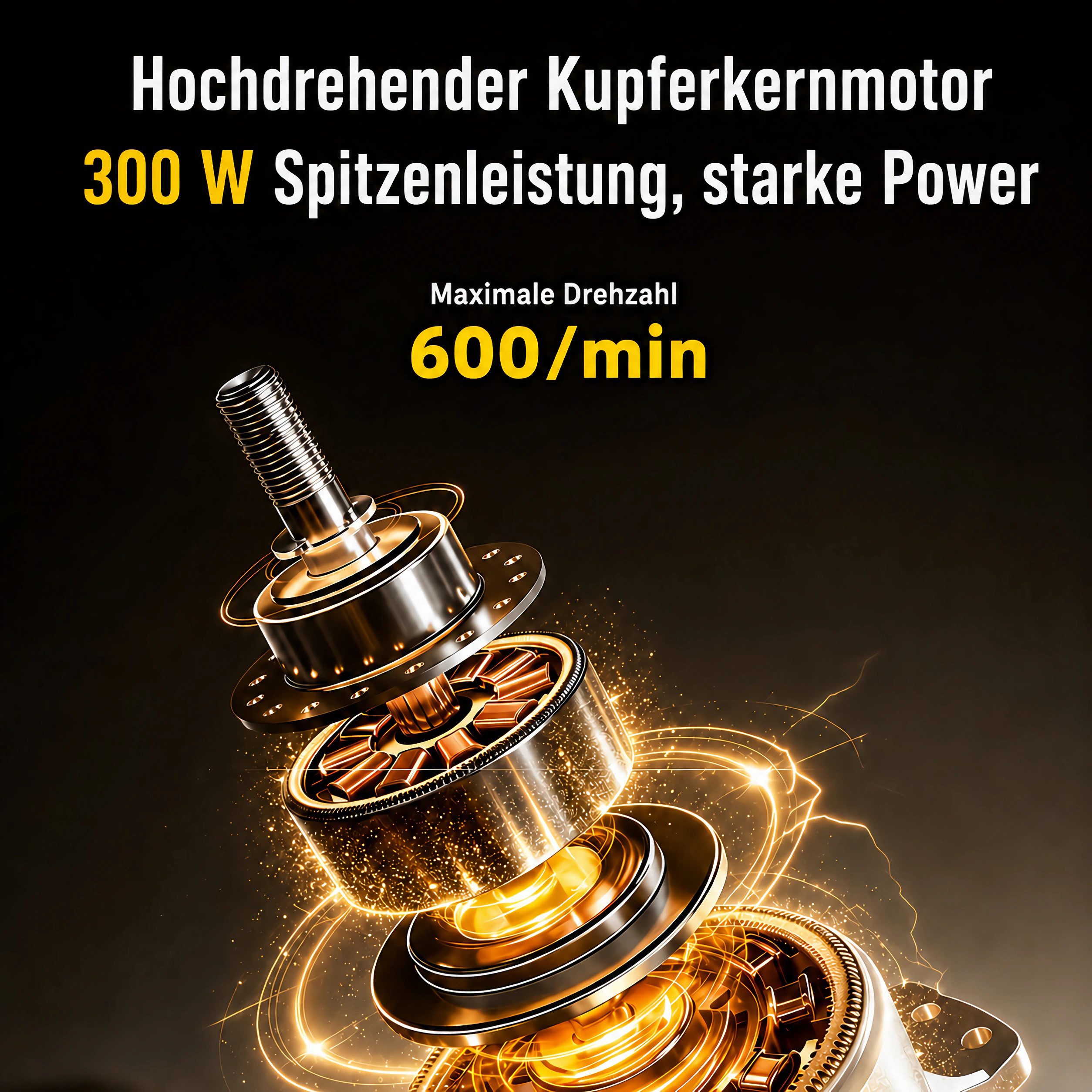 Bolwins Elektrische Grillbürste E42D Elektrische Grillbürste für Grillrost kabellos mit Edelstahlrolle, 6,2 cm Arbeitsbreite, 4,8 cm Bürstendurchmesser, Komplet – Bild 5 von 5