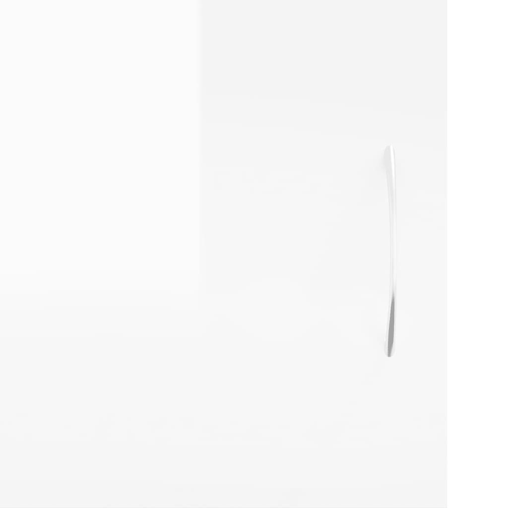 furnicato TV-Schrank Hochglanz-Weiß 102x30x37,5 Holzwerkstoff cm
