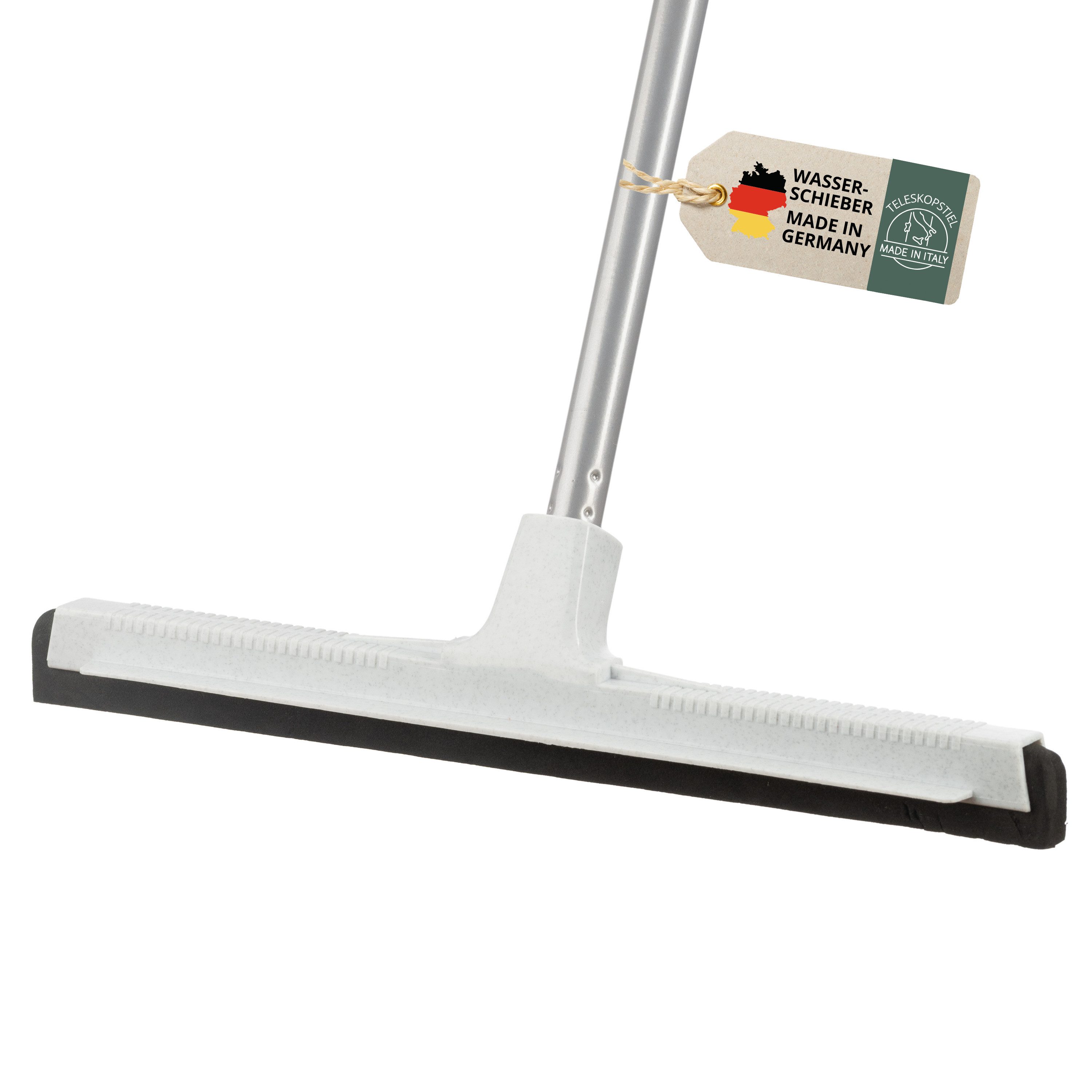 Hovedal Wasserabzieher Wasserschieber 43 cm mit Stiel, Bodenabzieher, Wasserabzieher, Gummiabzieher, Wasser Abzieher, Schieber für Boden
