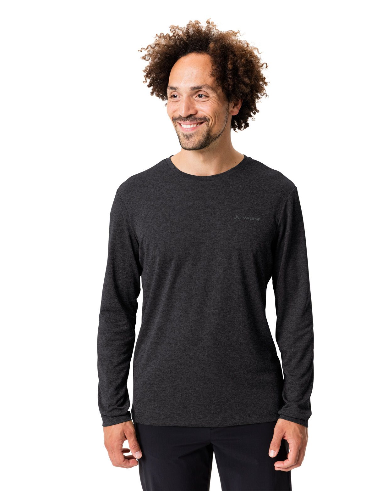 VAUDE Longsleeve Men's Essential LS T-Shirt sportlicher Stil, Rundhalsausschnitt, schnell trocknendes Material