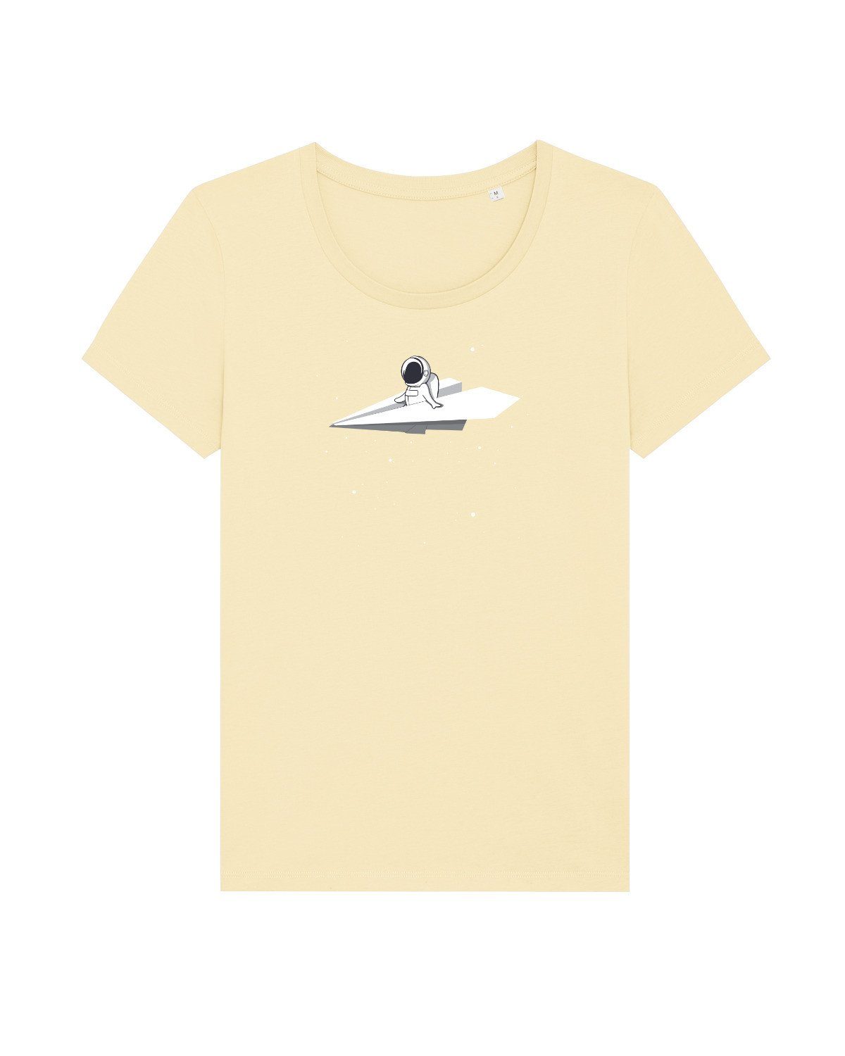 wat? Apparel Print-Shirt Fly me to the moon (1-tlg) Butter