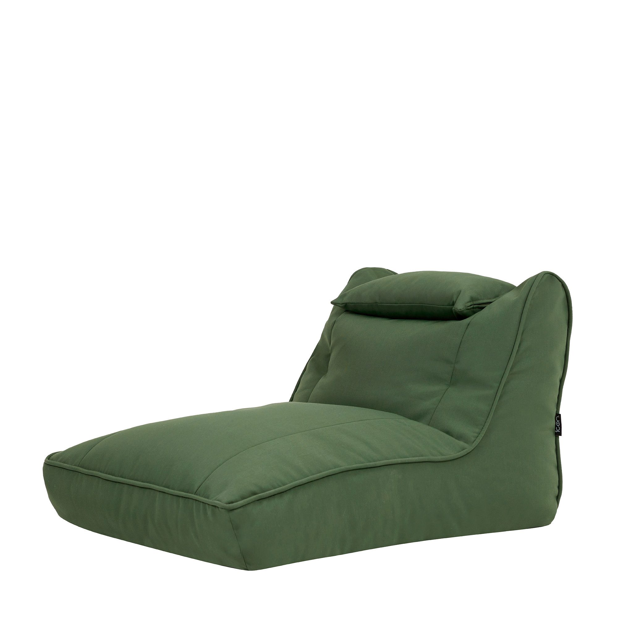 icon Sitzsack Liege aus Olefin „Nova“, mit Füllung, XXL, Made in Germany, für Erwachsene & Kinder, wetterfest