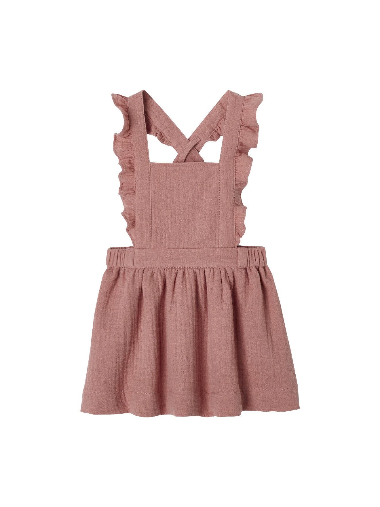 Minikleid Mädchen Baby Latzkleid, Musselin