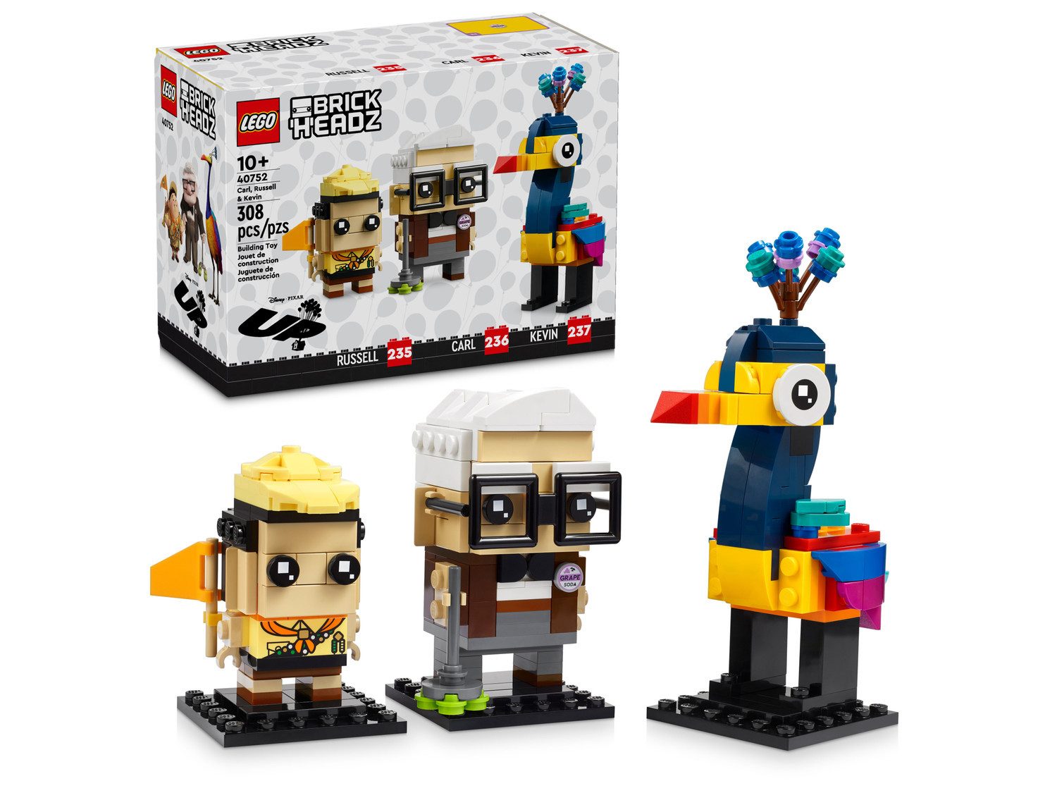 LEGO® BrickHeadz 40752 Carl, Russell und Kevin Spielbausteine, (Set, 308 St günstig online kaufen