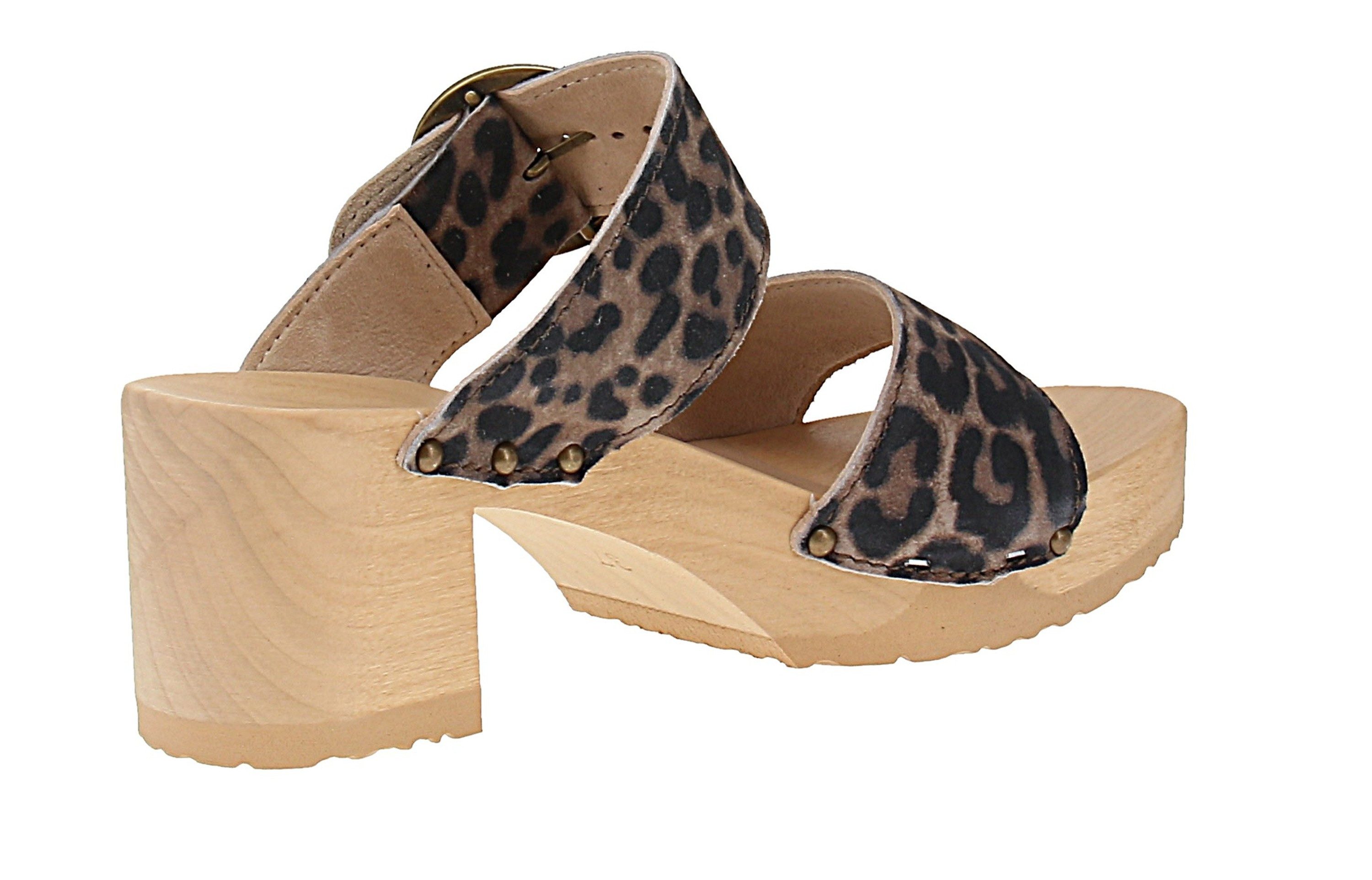 Softclox Softclox S3670 Hedi Leolook - Damen Pantolette - 02-Taupe Sandale