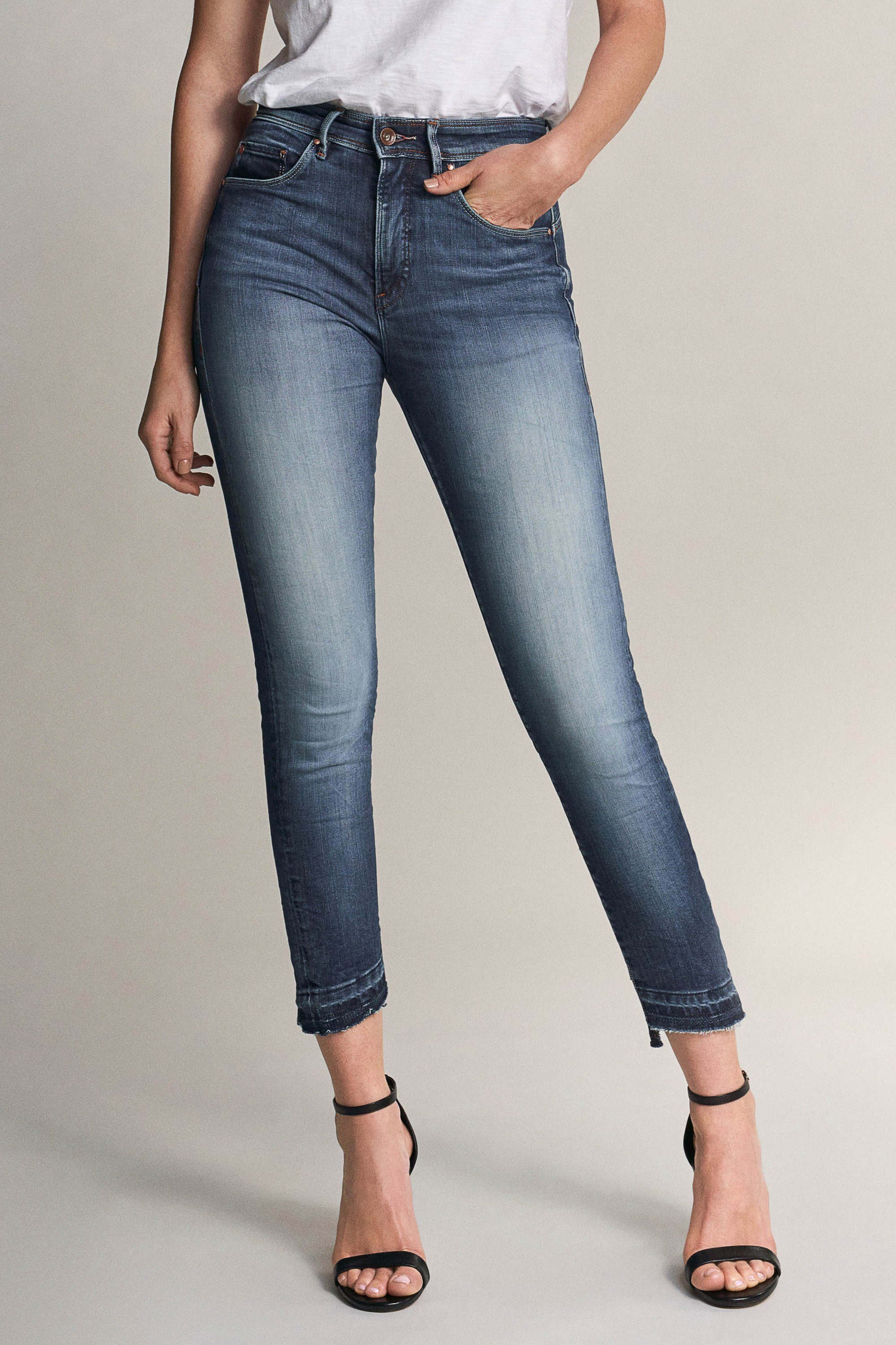 Salsa Stretch-Jeans SALSA JEANS SECRET GLAMOUR PUSH IN CAPRI blue used 119633.8504