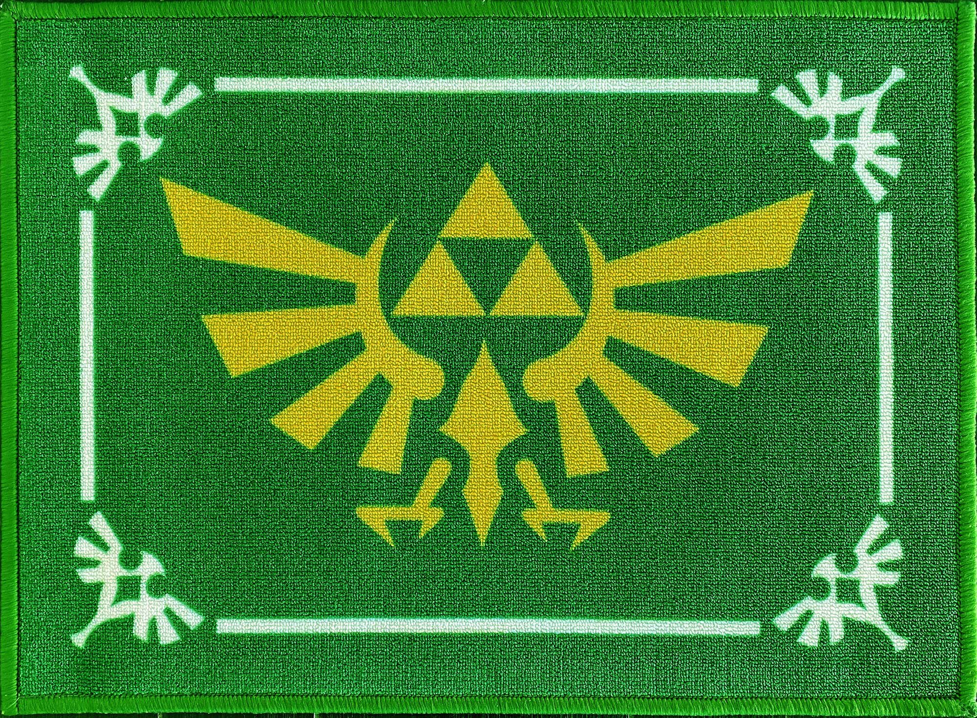 BERONAGE Fußmatte The Legend of Zelda Fußmatte Hyrule 50x70 cm Gaming, Rutschfest, offizielles Lizenzprodukt, für Innenbereich