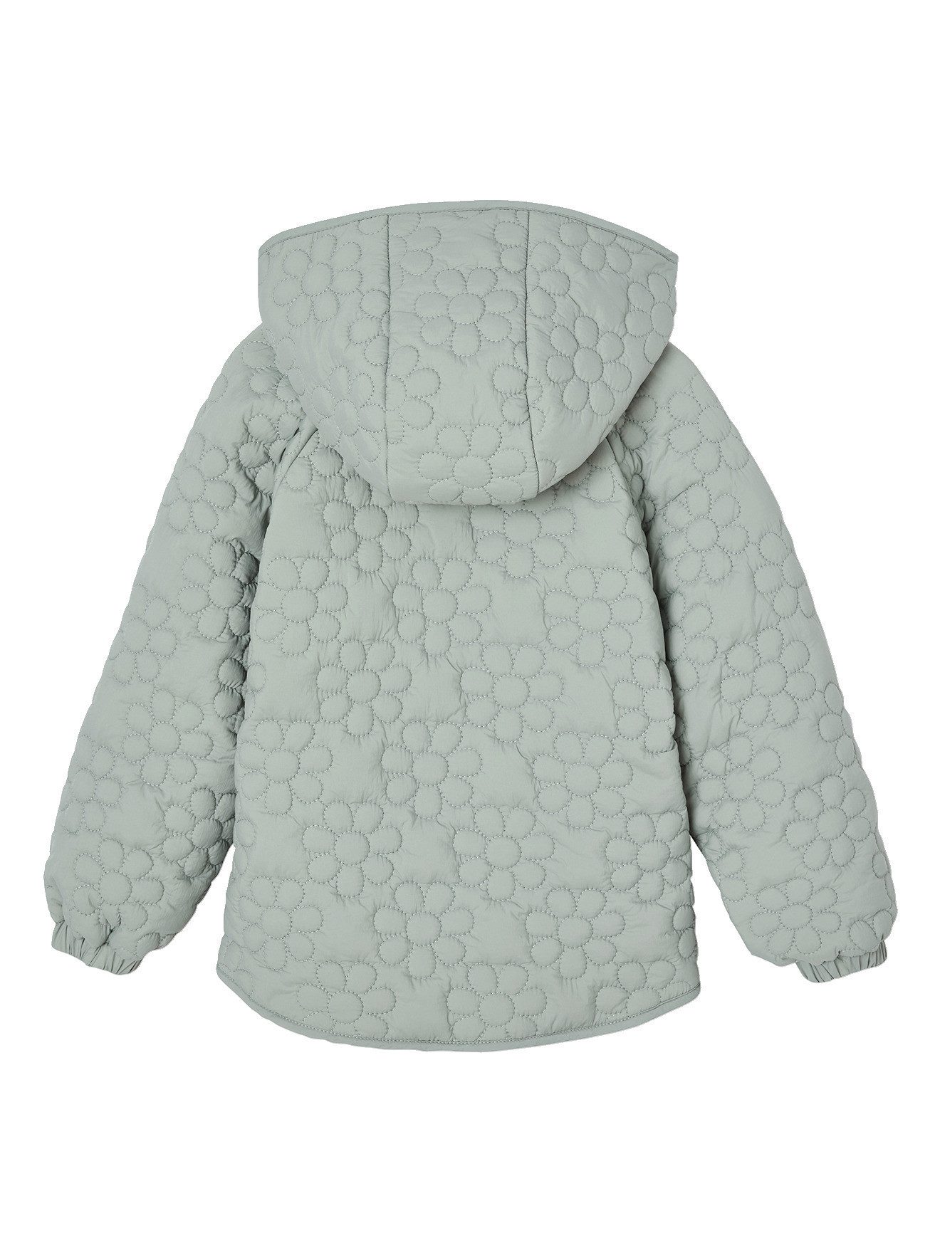 vertbaudet Steppjacke Mädchen Light-Steppjacke mit Blumenmuster