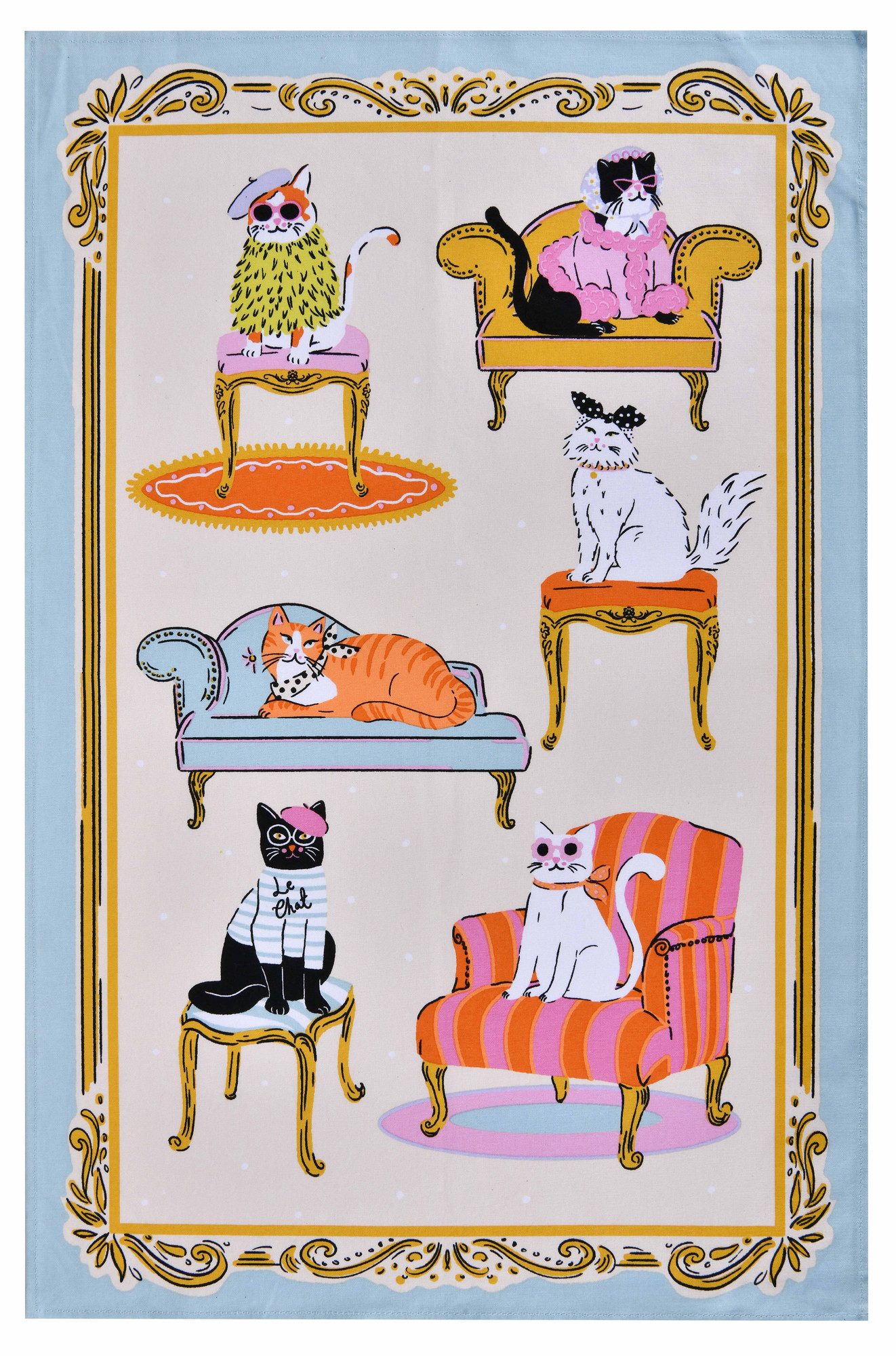 Ulster Weavers Geschirrtuch Cool Cats, (1-tlg., 1-teilig), 100% Baumwolle 4 günstig online kaufen