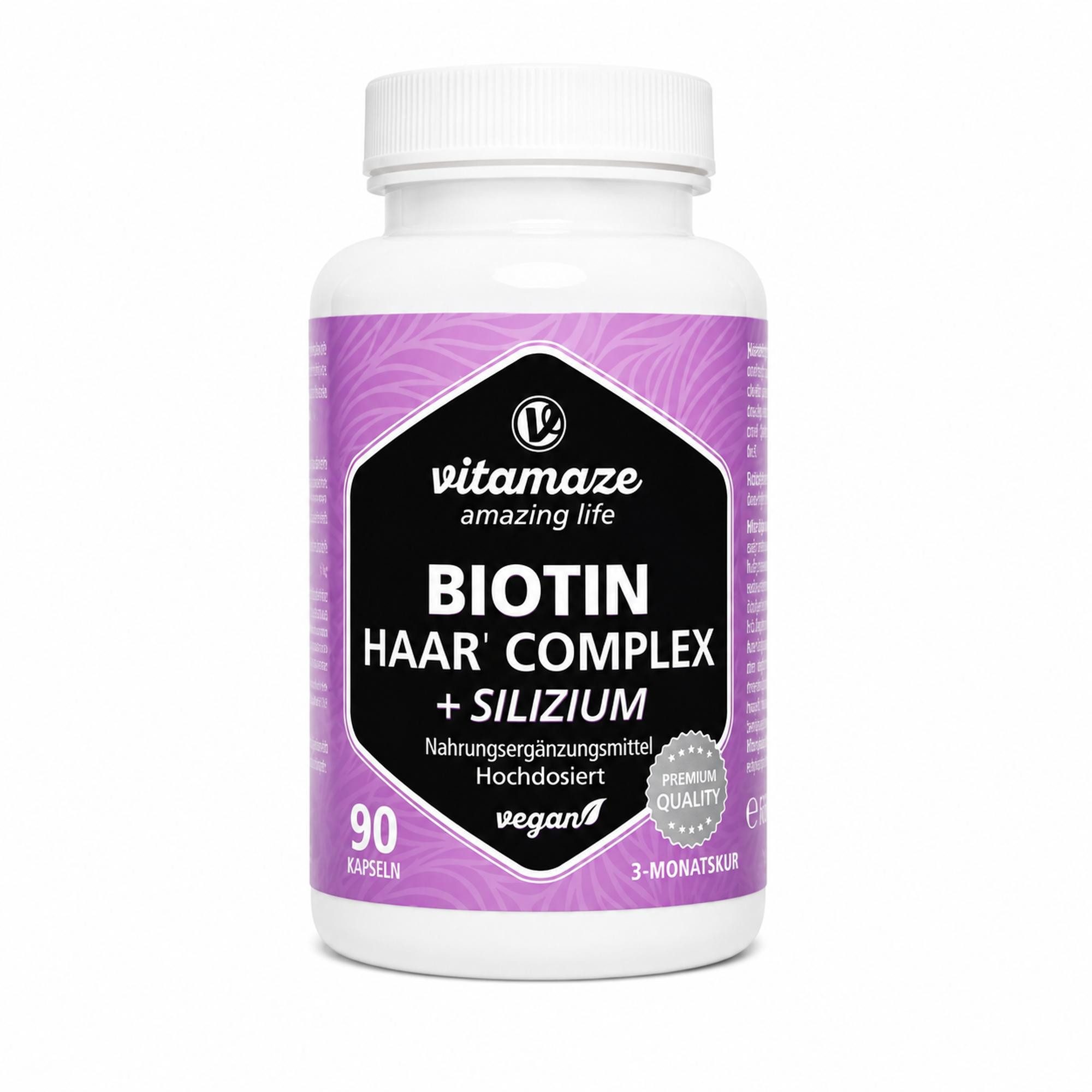 Vitamaze BIOTIN HAAR Vitamine Komplex hochdos.+Silizium Kps Kapseln