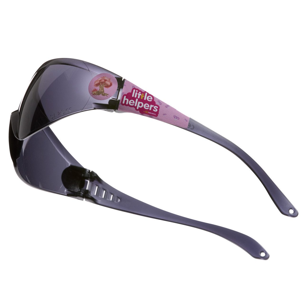 Gebol Arbeitsschutzbrille Gebol Schutzbrille Little Helpers Märchenwald pink