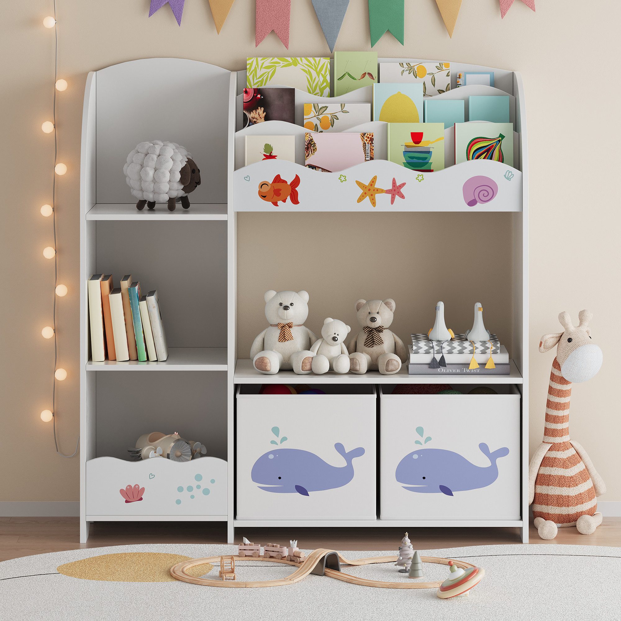 en.casa Kinderregal, »Lysekil« 100 x 93 günstig online kaufen