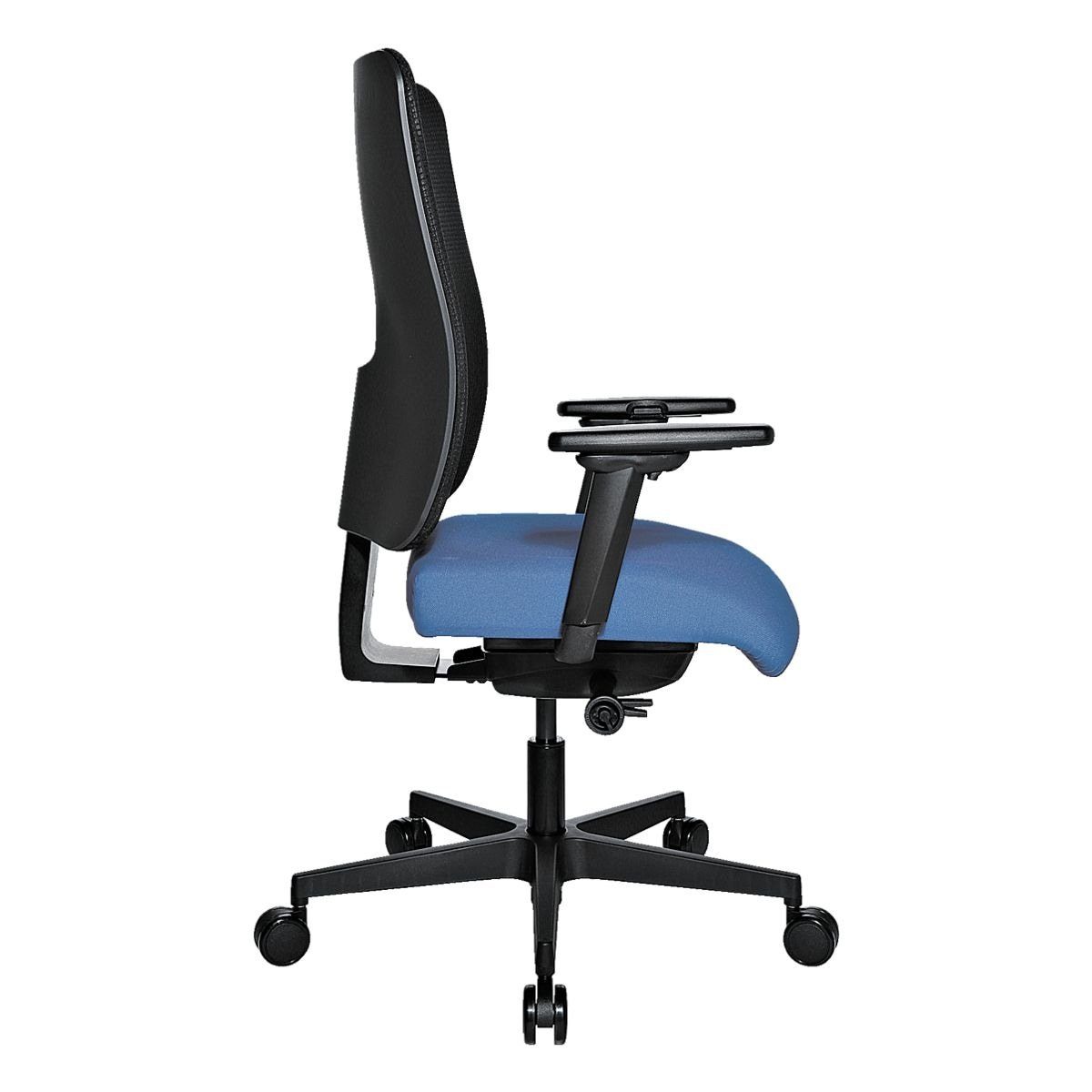 Tec, mit blau Balance Schreibtischstuhl X Body Open Armlehnen) TOPSTAR (N) Sitness, (ohne