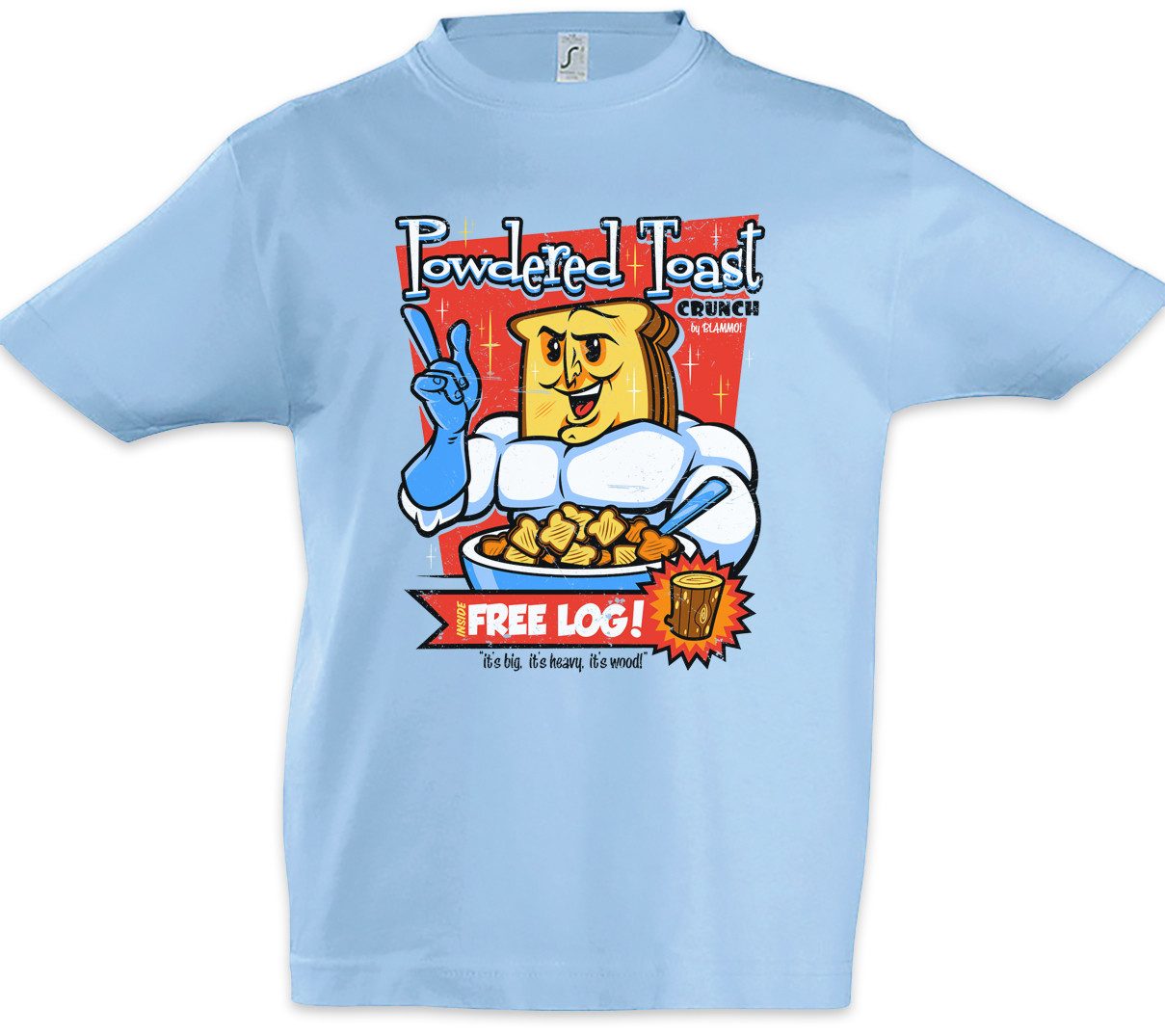 Print-Shirt Powdered Toast Men Kinder T-Shirt Ren TV Series Cartoon & Stimpy And