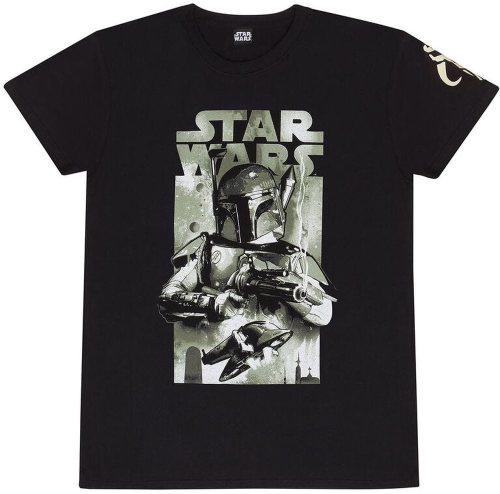 Star Wars T-Shirt Boba Fett Stylized Poster T-Shirt