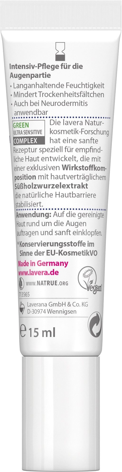 lavera Augencreme Neutral Augencreme