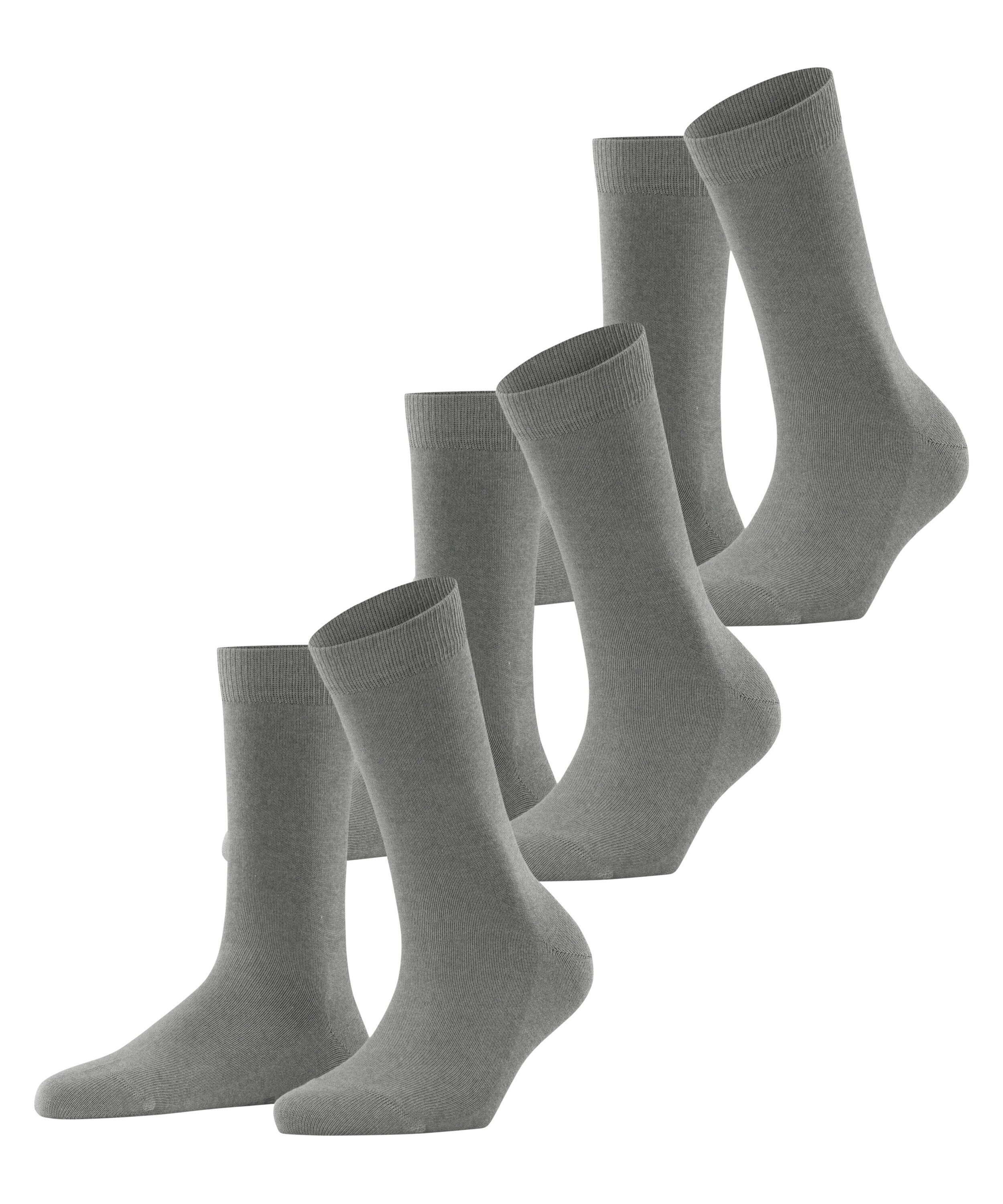 FALKE Socken Family 3-Pack (3-Paar) greymix (3399)