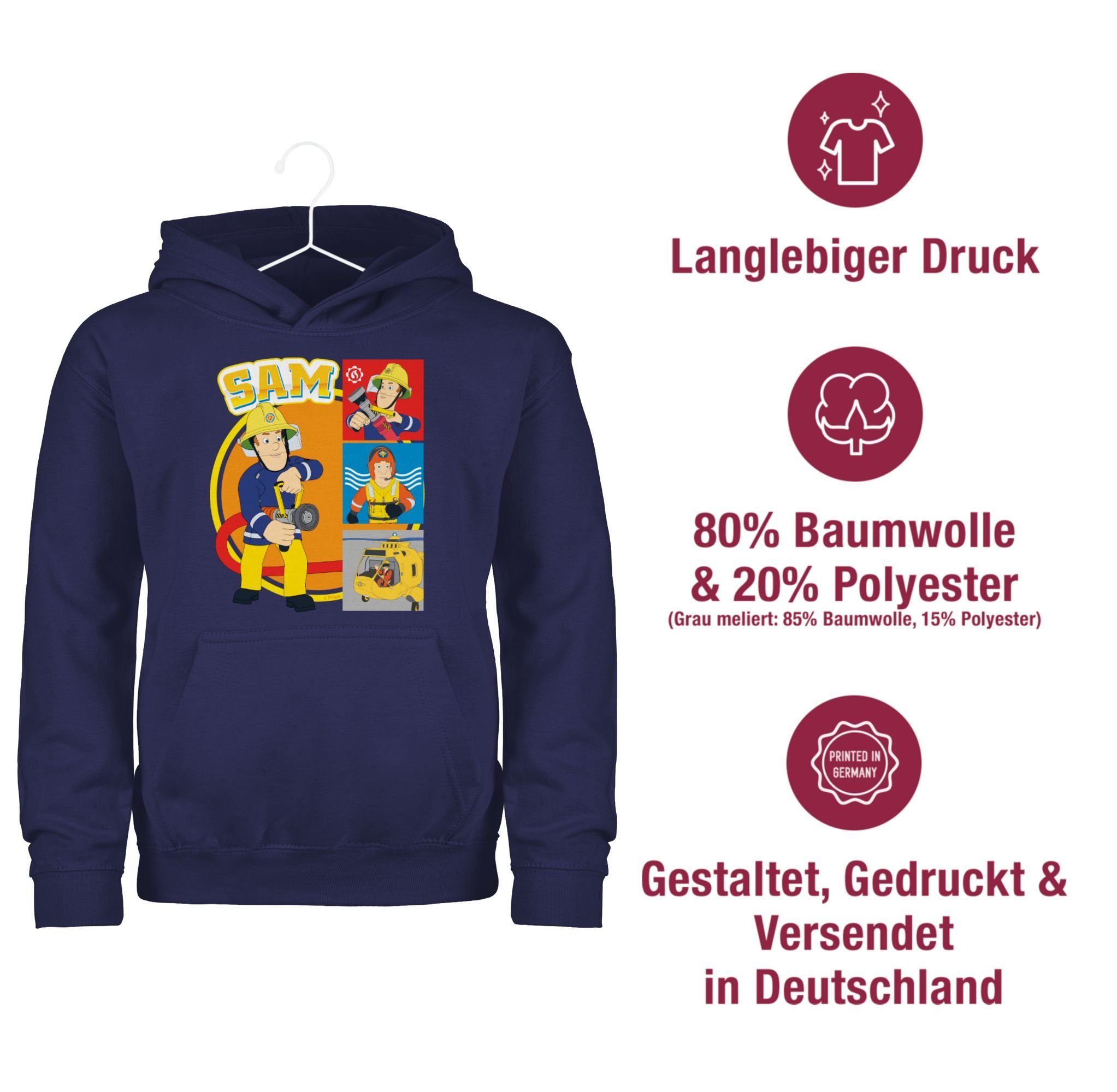 Shirtracer Hoodie Sam Feuerwehrmann Sam Mädchen