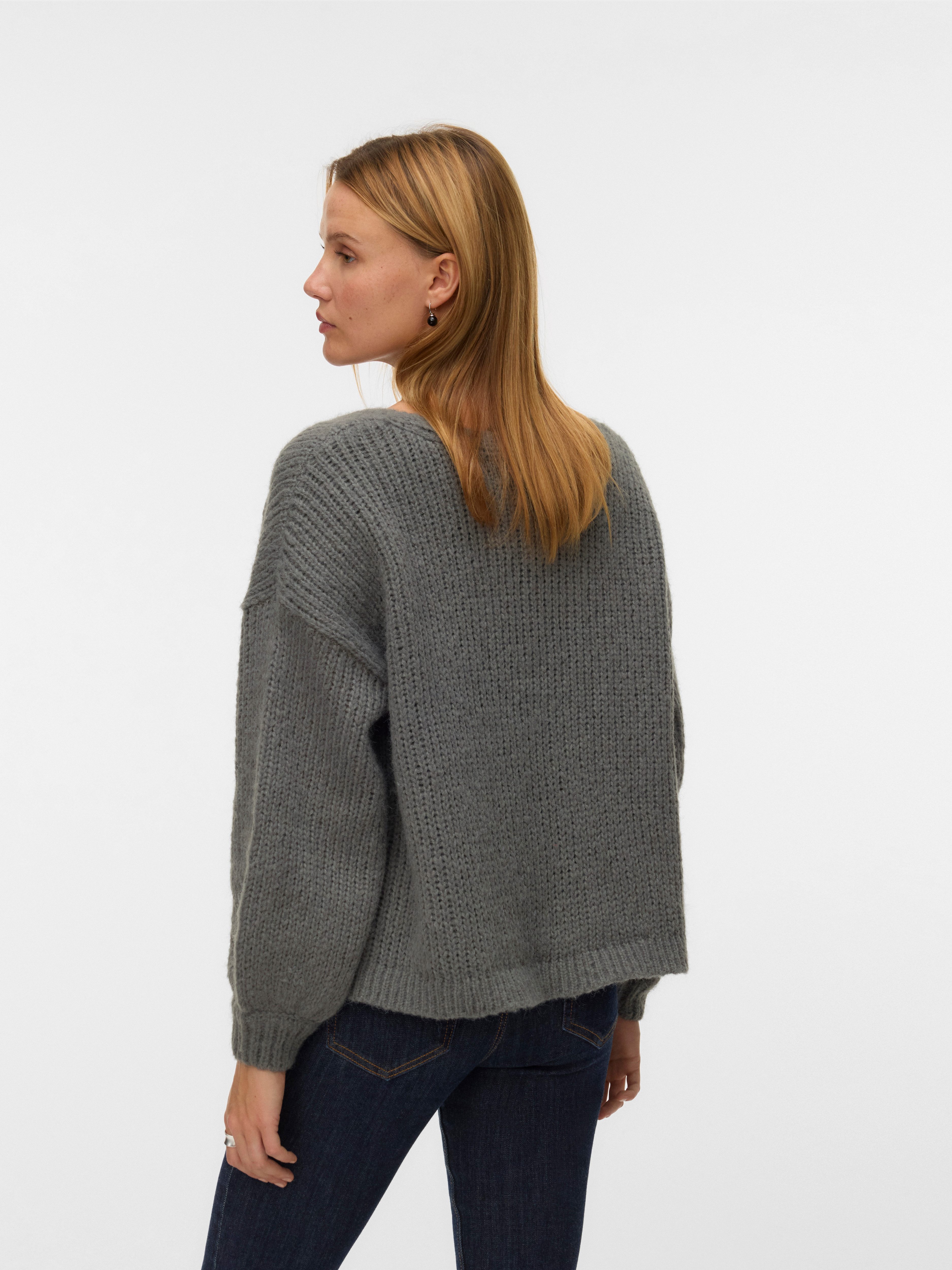 Vero Moda Strickjacke VMMAYBE LS OPEN CARDIGAN GA REP günstig online kaufen