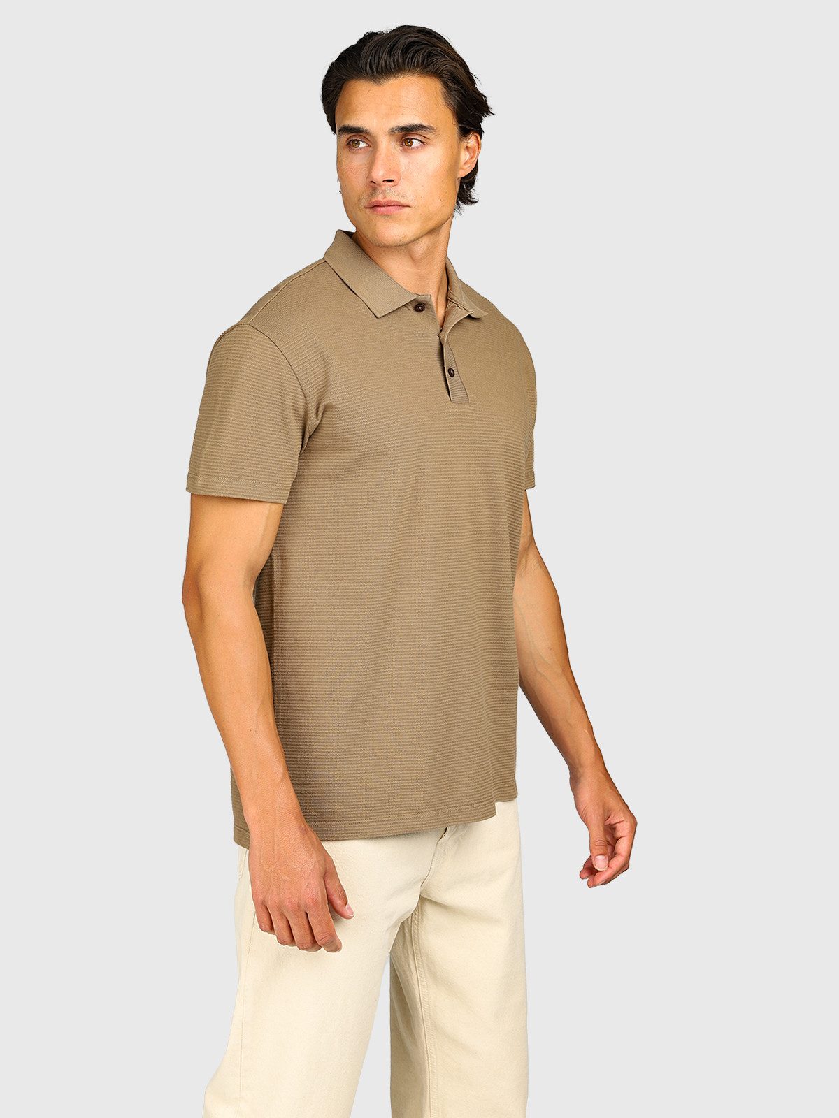 Brunotti T-Shirt Domo Men Polo SHITAKE