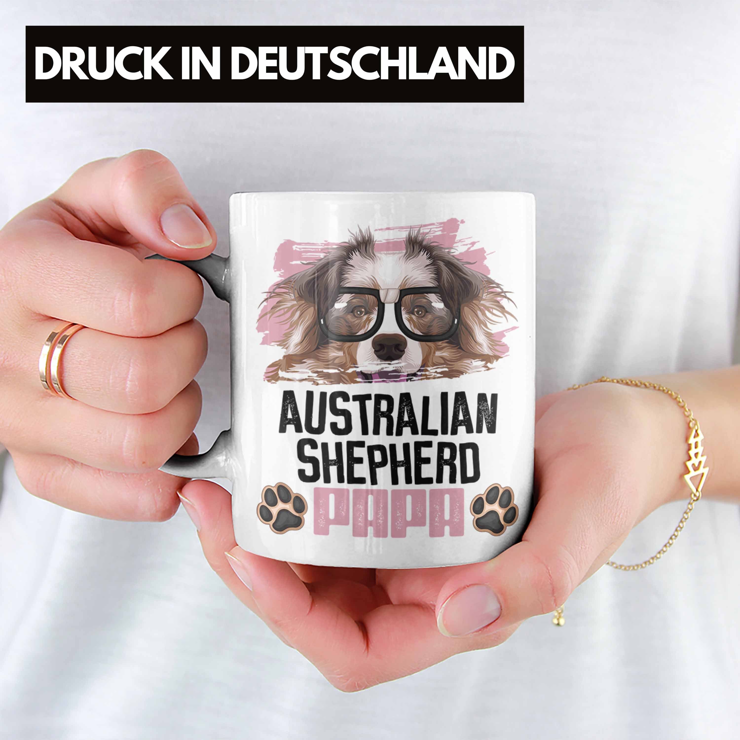 Geschenk Tasse Besitzer Papa Australian Shepherd Spruch Tasse Lustiger Weiss Gesch Trendation
