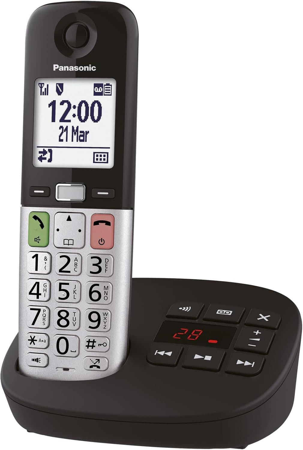Panasonic KX-TGU430EXB Festnetztelefon (Mobilteile: 1)