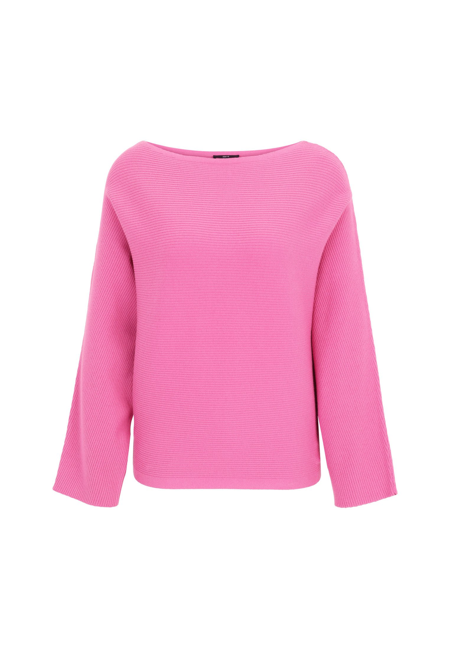 Zero Strickpullover Damen mit U-Bootausschnitt (1-tlg) Plain/ohne Details günstig online kaufen
