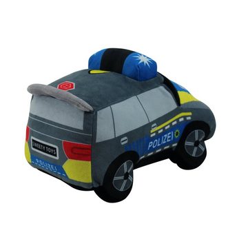 Sweety-Toys Kuscheltier Sweety Toys 13784 Polizeiauto Plüsch Auto Plüschtier Kuscheltier Police