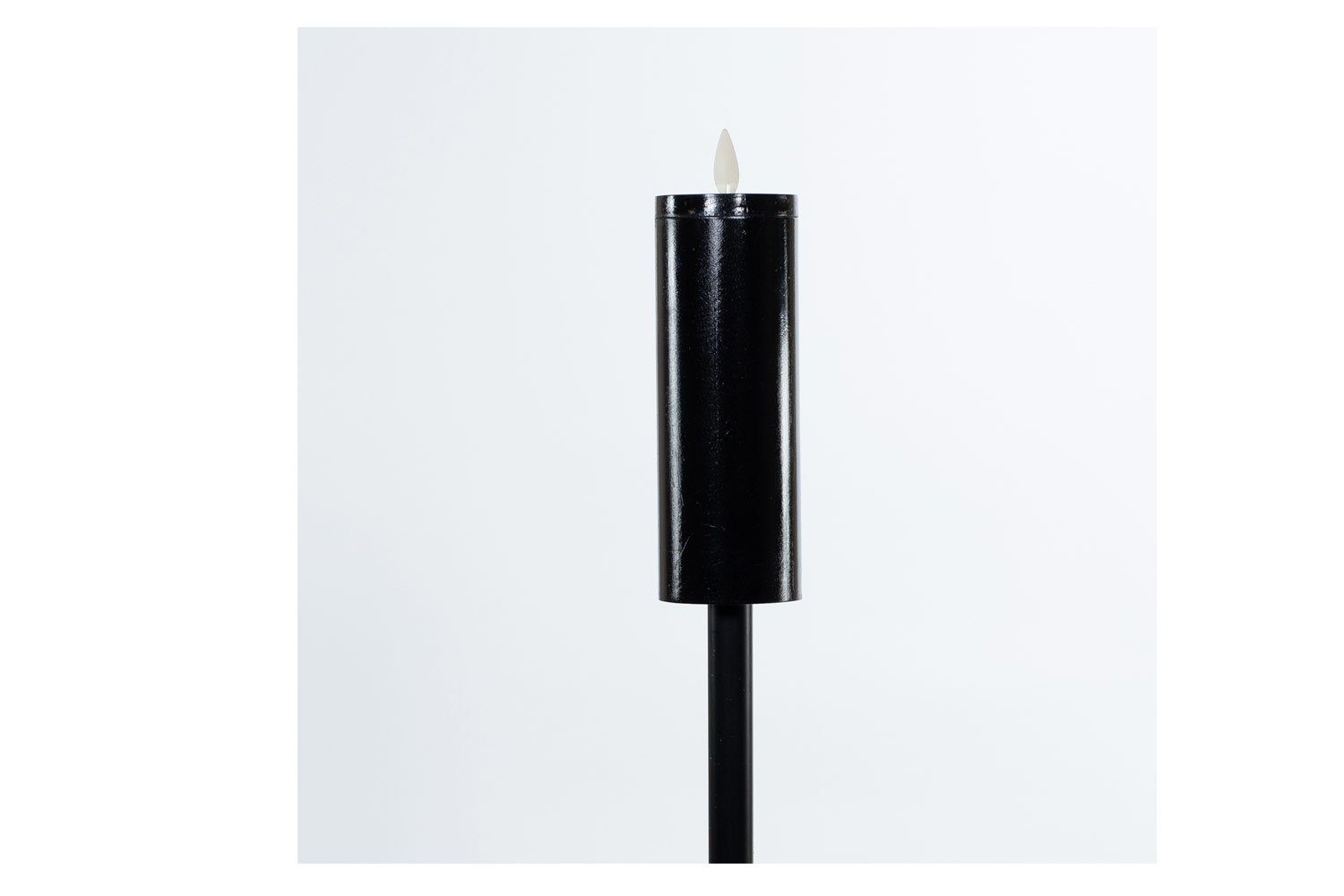 Coen Bakker LED Flamme bewegliche Sensor Solar Gartenfackel, 5x83cm schwarz
