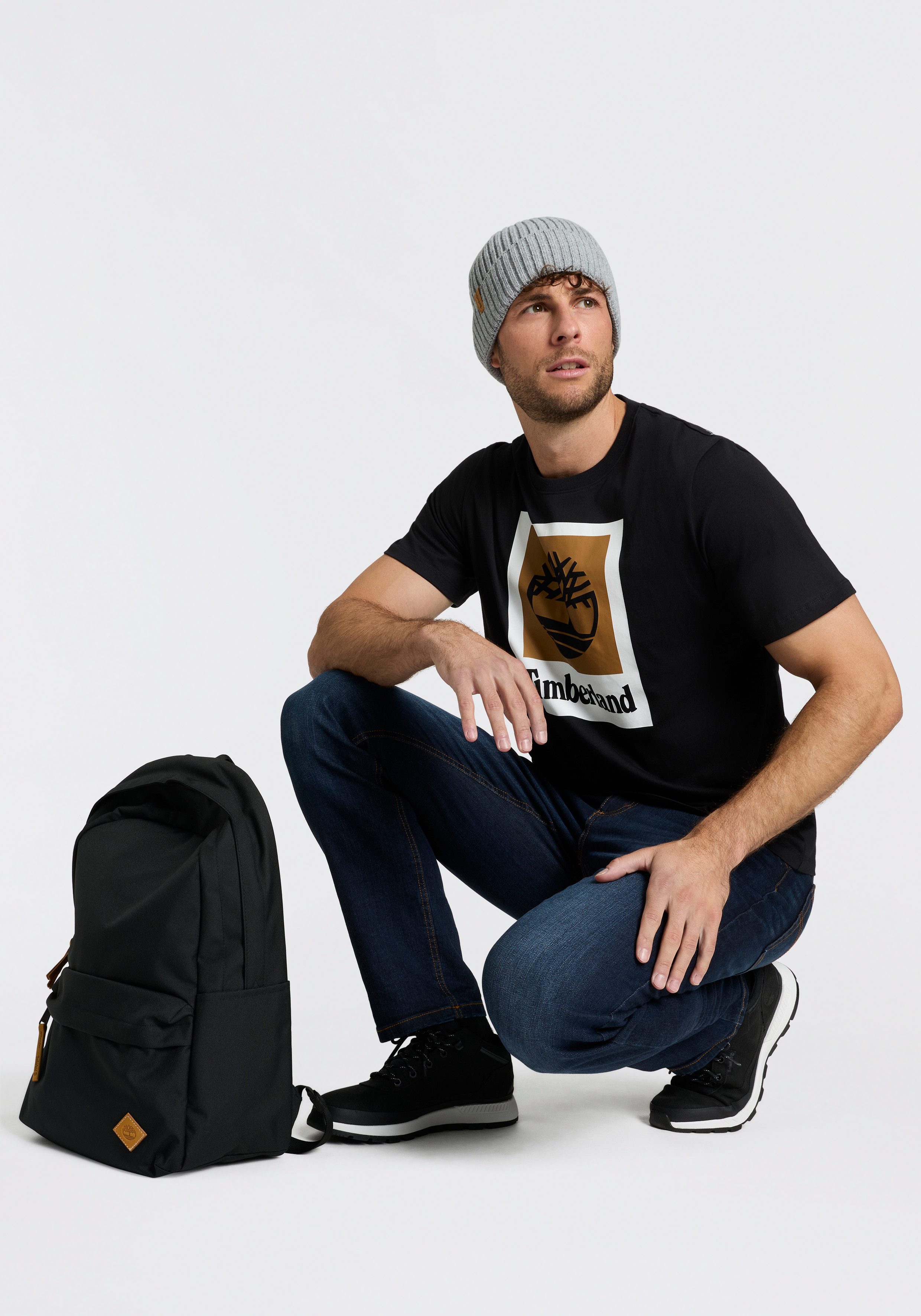 Timberland Rucksack, mit Laptopfach, in unifarbenem Design, pflegeleicht