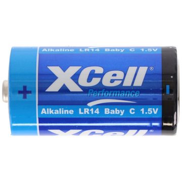 XCell XCell Batterie Alkaline Baby, C, LR14, umweltfreundliche Verpackung, Batterie